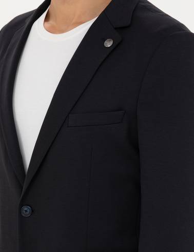Lacivert Ekstra Slim Fit Blazer Ceket