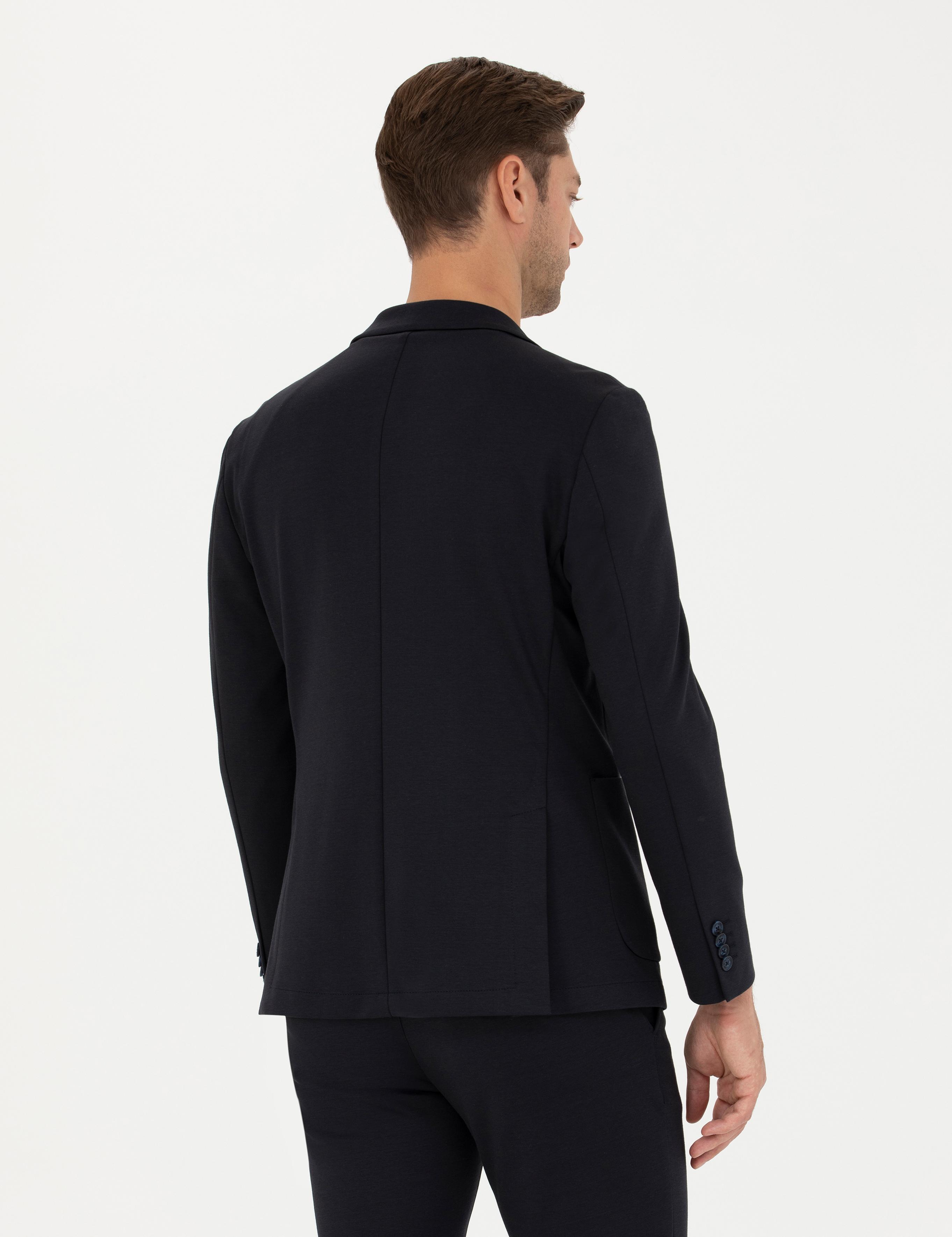 Lacivert Ekstra Slim Fit Blazer Ceket