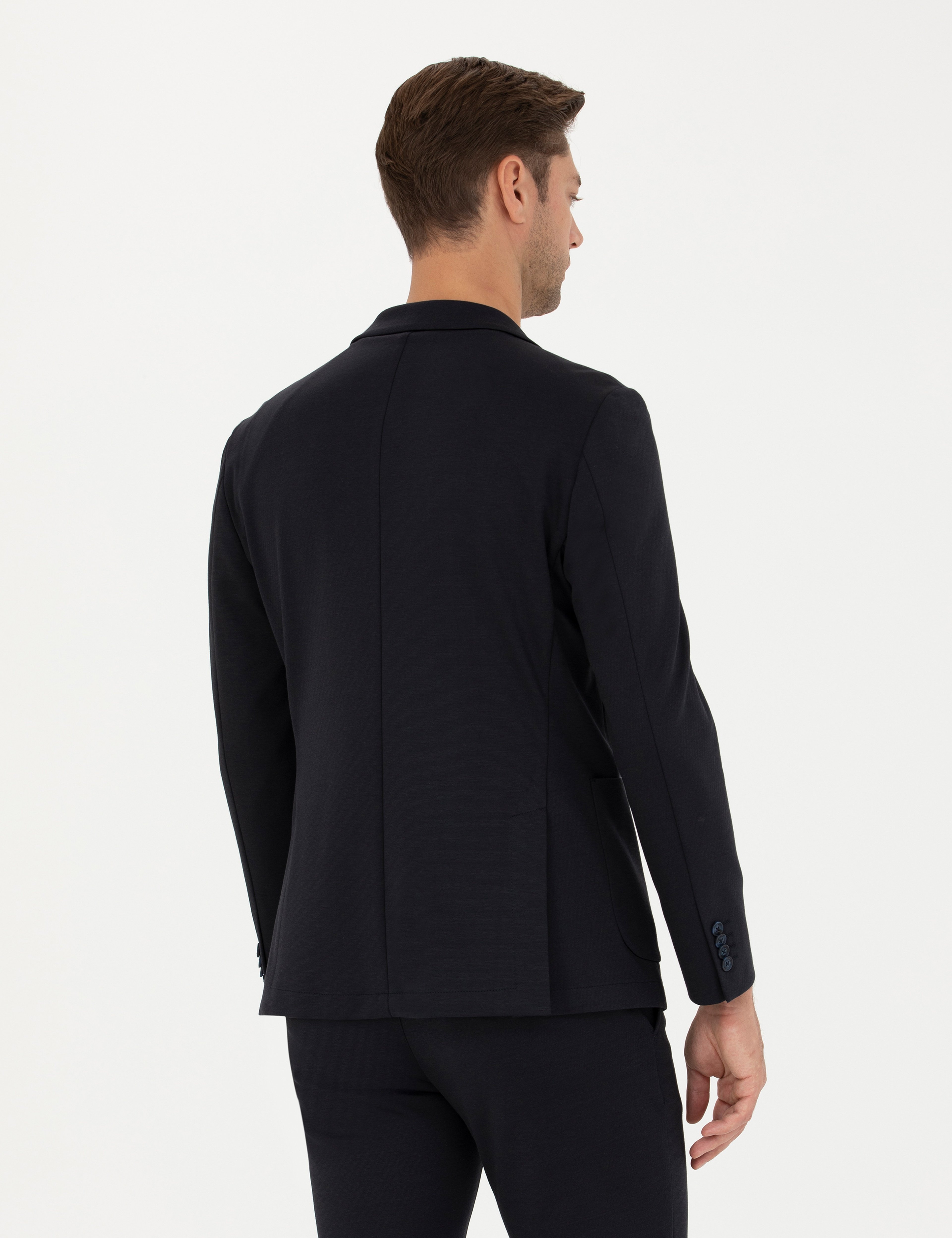 Lacivert Ekstra Slim Fit Blazer Ceket