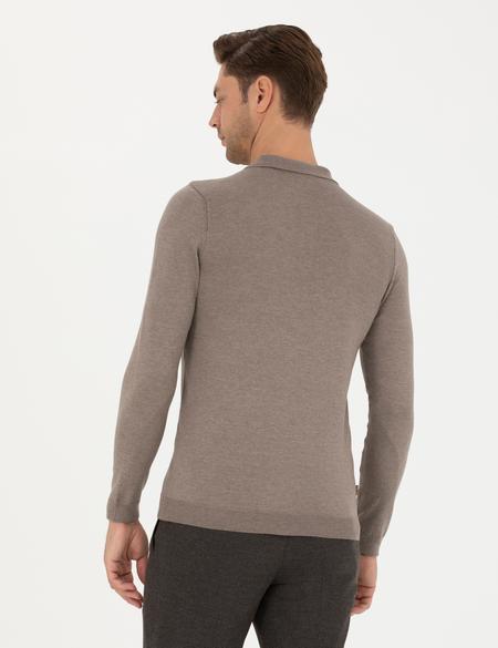 Vizon Melanj Slim Fit Basic Kazak - 50276350056