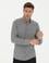 Gri Slim Fit Uzun Kollu Gömlek