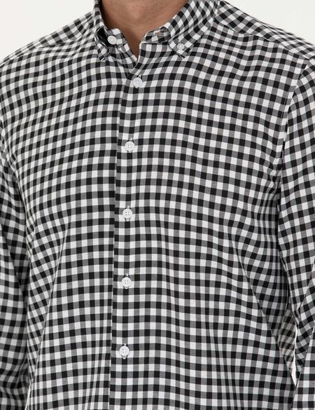 Siyah Regular Fit Uzun Kollu Gömlek - 50277737005