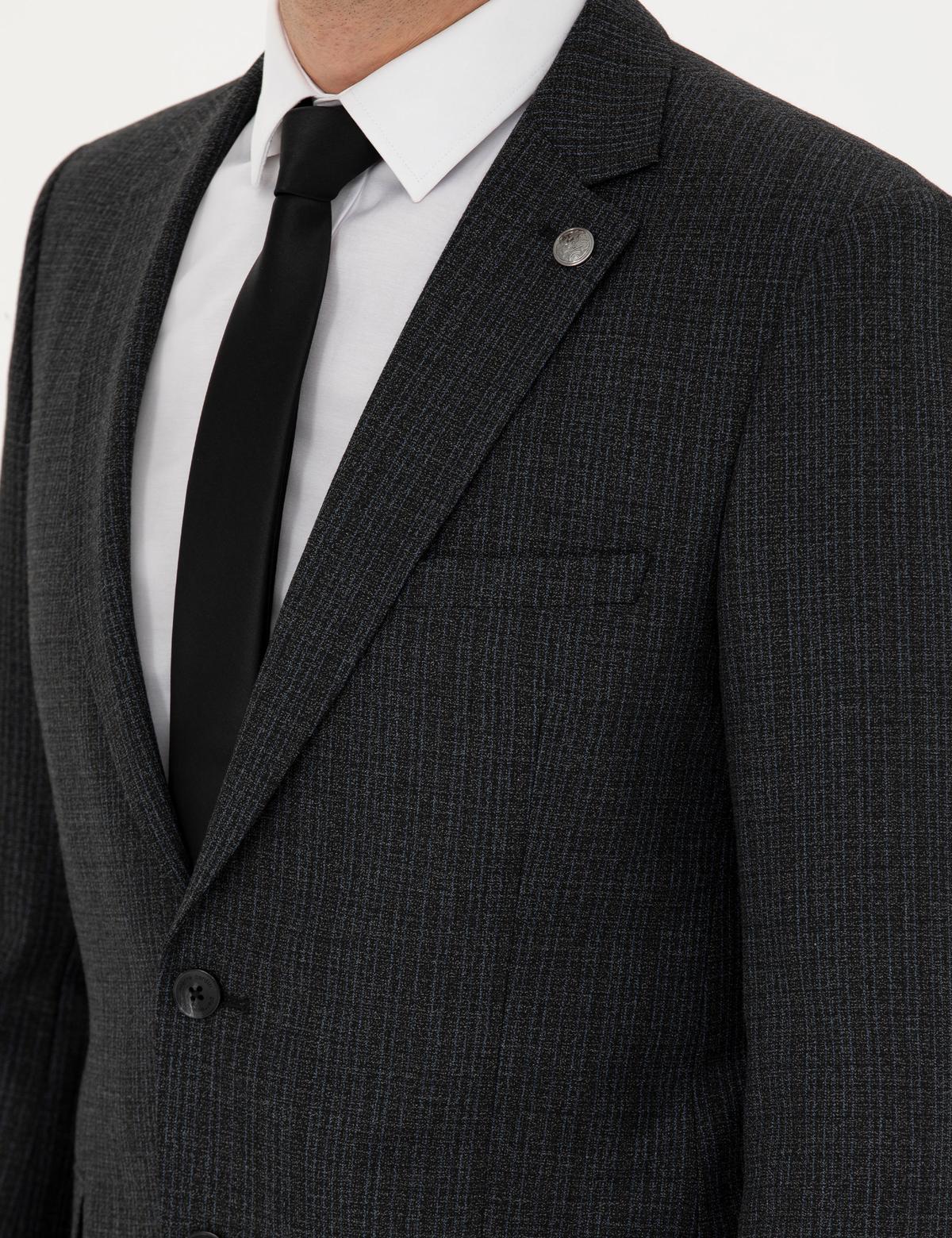 Antrasit Ex. Slim Fit Takım Elbise - 50278566020