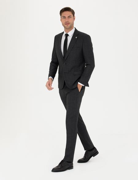 Antrasit Ex. Slim Fit Takım Elbise - 50278566020