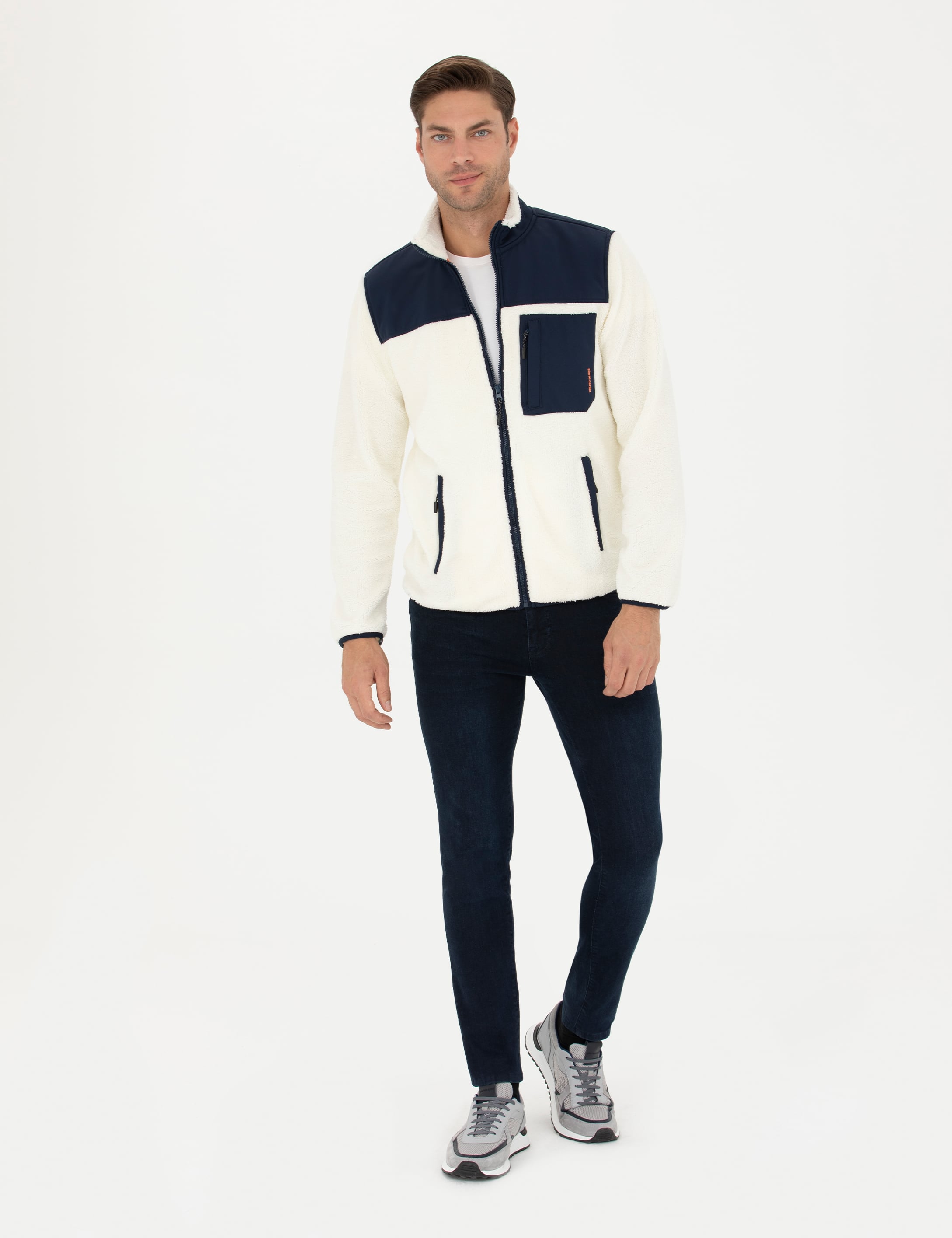Ekru Regular Fit Sweatshirt
