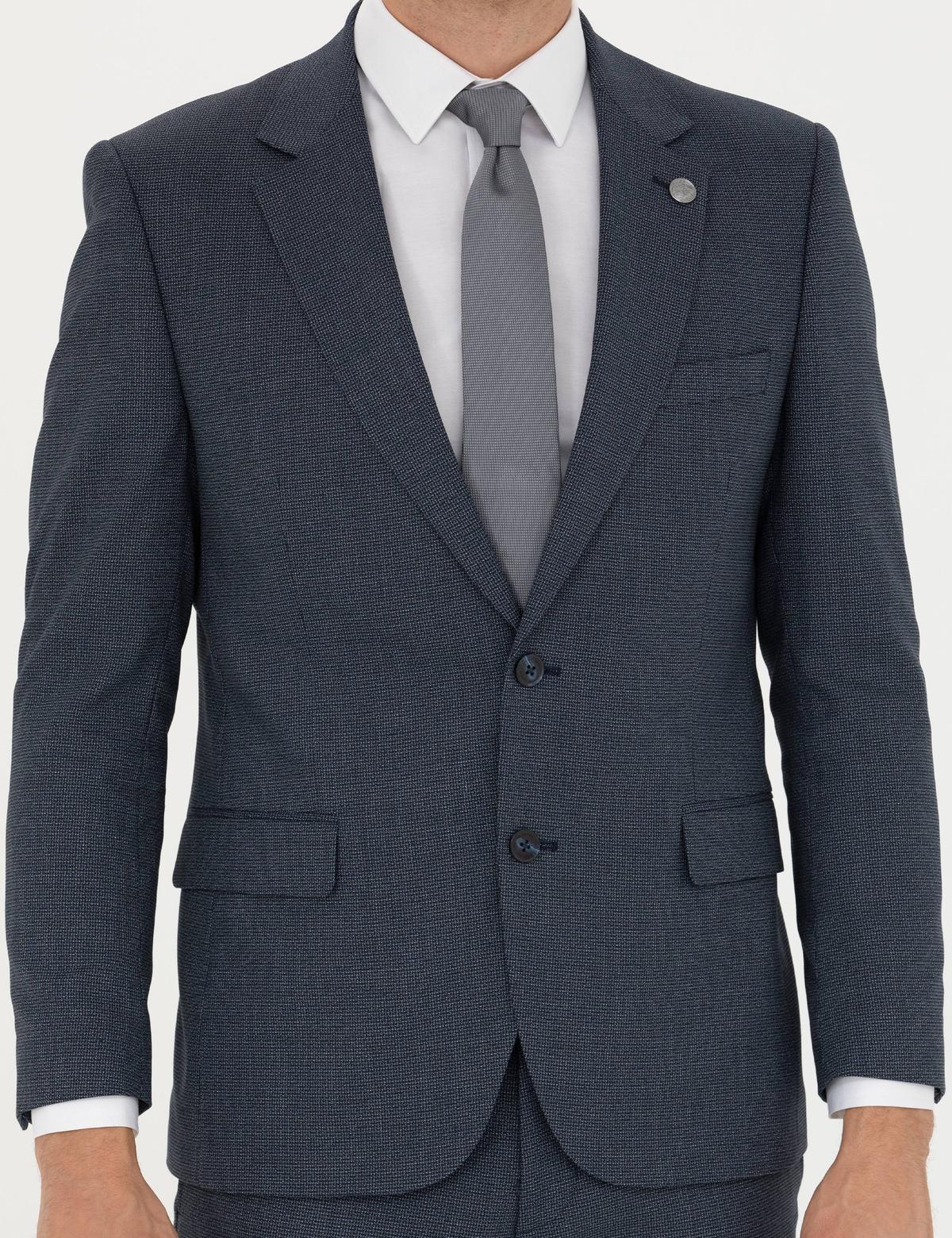 Lacivert Slim Fit Takım Elbise - 50278191008