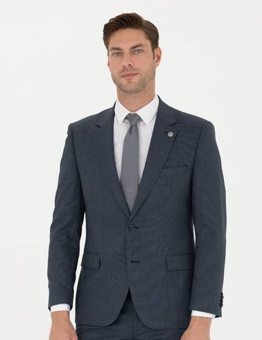Lacivert Slim Fit Takım Elbise