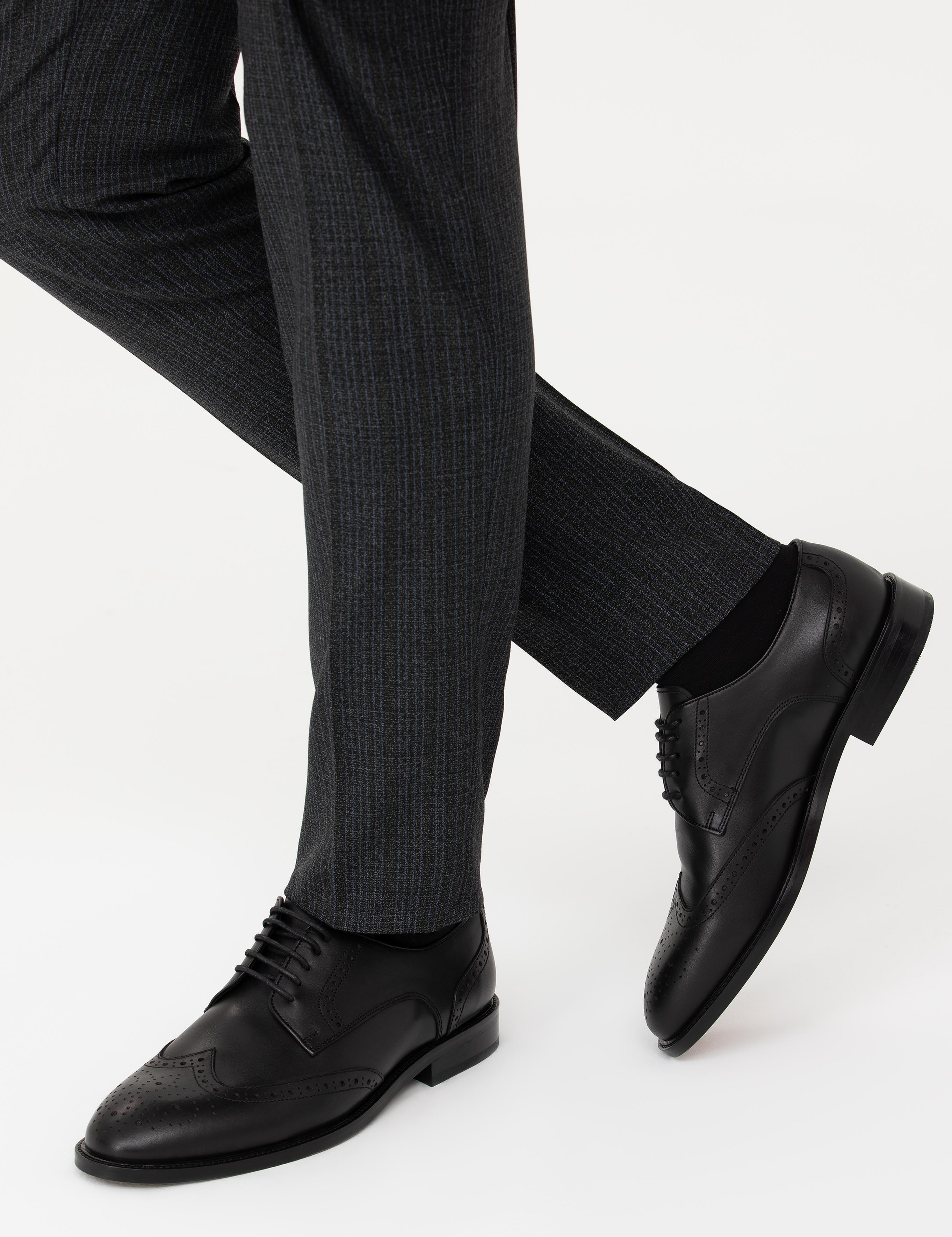 Siyah %100 Deri Klasik Ayakkabı