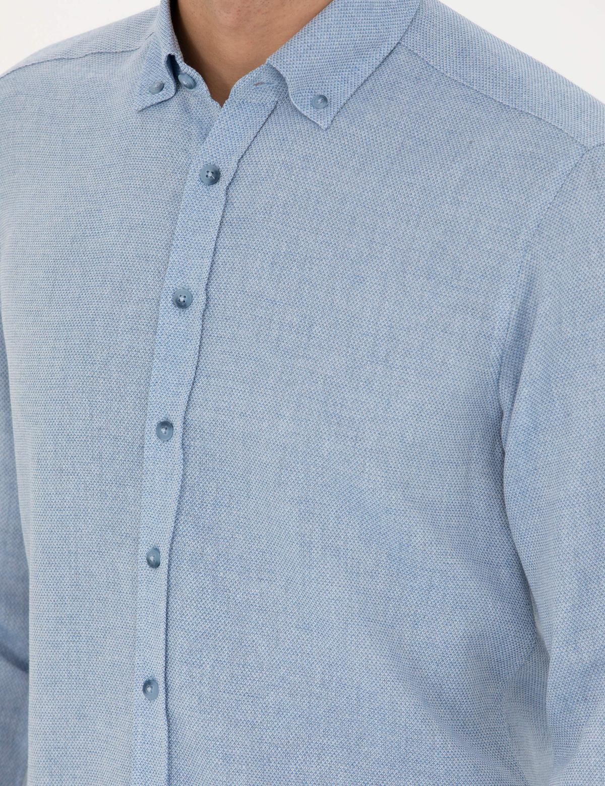 Mavi Slim Fit Uzun Kollu Gömlek - 50280157028