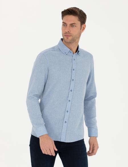 Mavi Slim Fit Uzun Kollu Gömlek - 50280157028