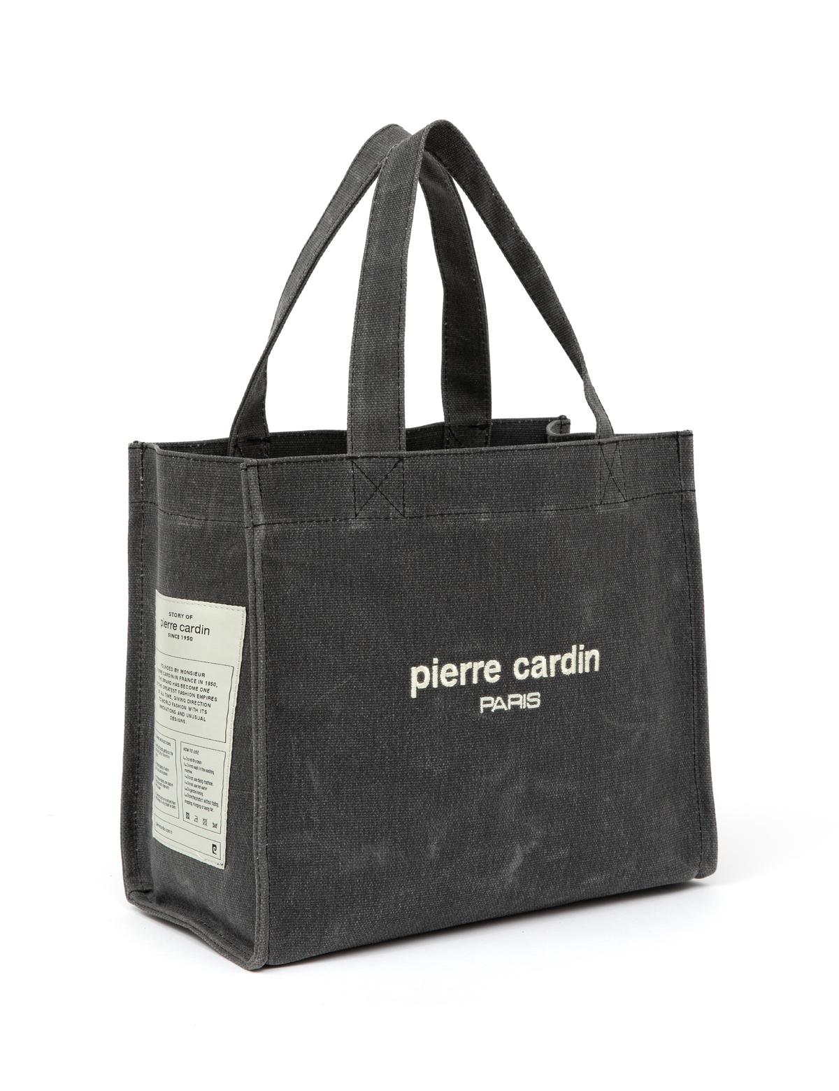 Siyah Kanvas Çanta - 50290189001