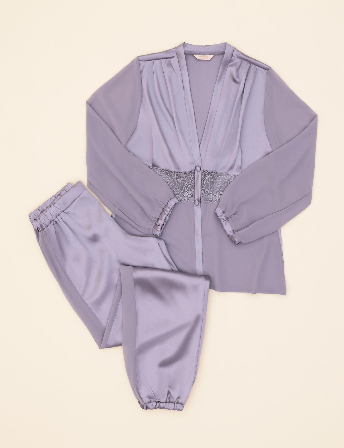 Gri Saten 6'lı Çeyiz Seti - 50285169007