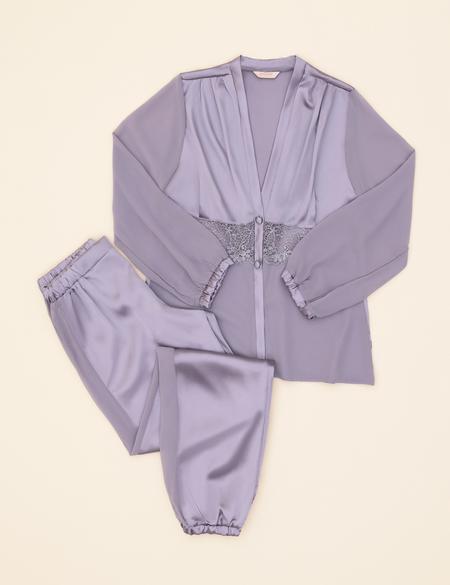 Gri Saten 6'lı Çeyiz Seti - 50285169007