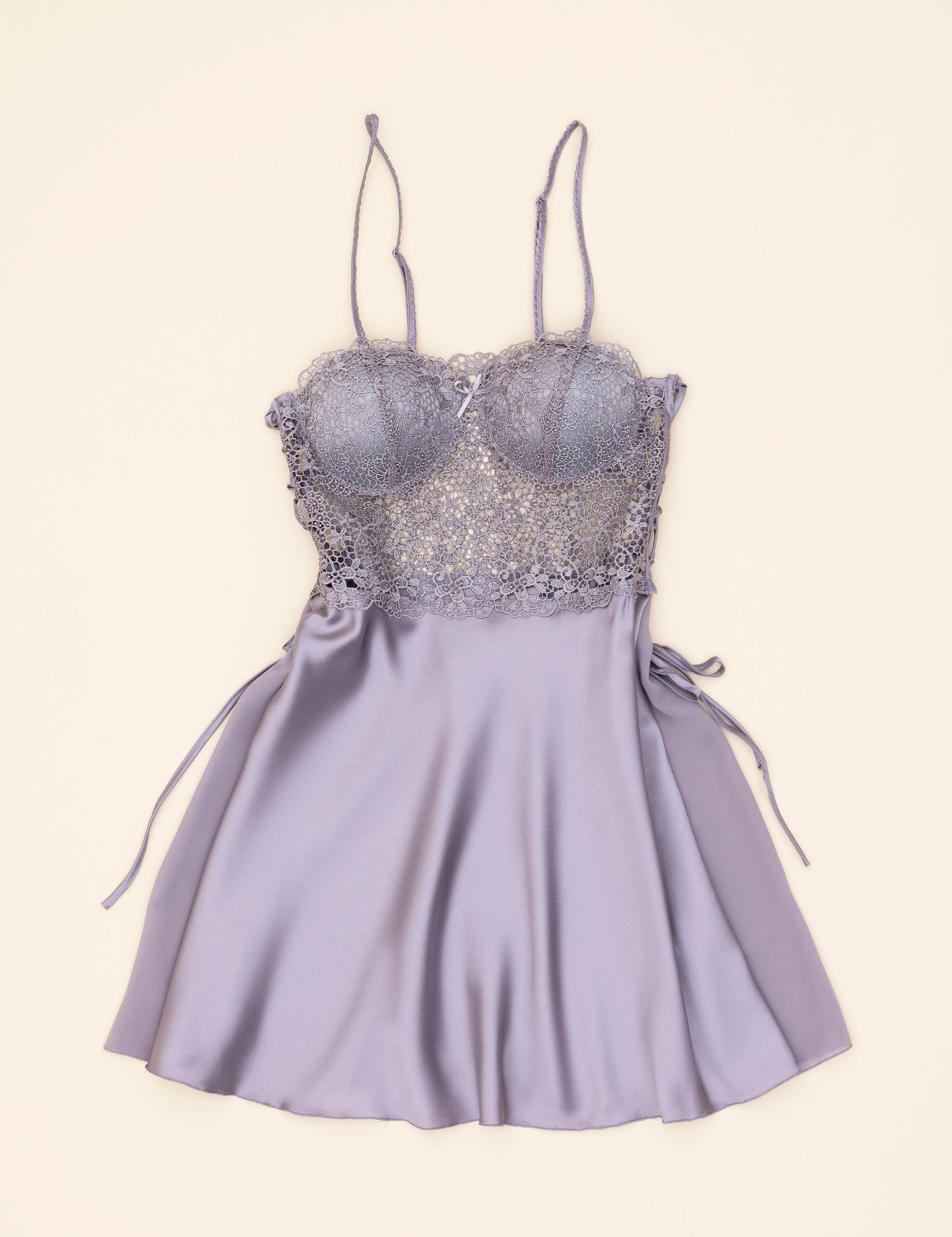 Gri Saten 6'lı Çeyiz Seti