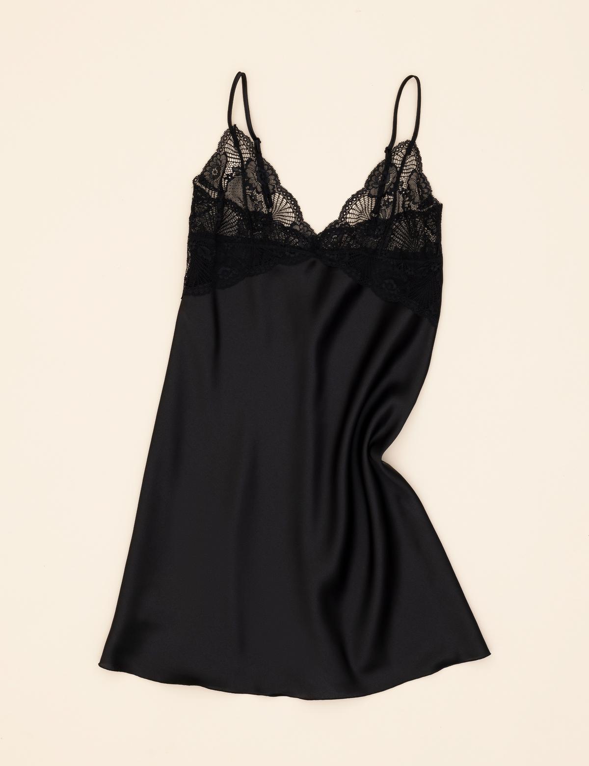 Siyah Saten 4'lü Çeyiz Seti - 50285171001