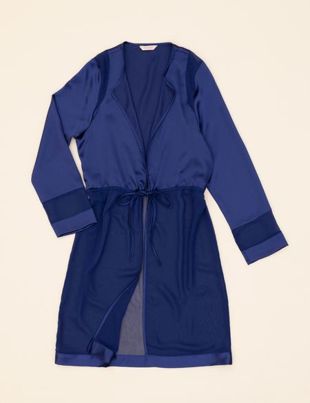 Lacivert Saten 4'lü Çeyiz Seti - 50285171002