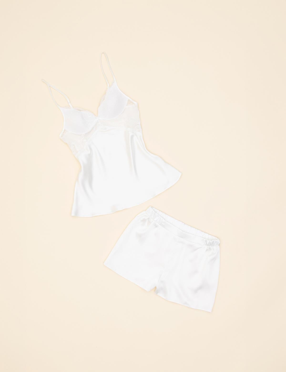 Ekru Saten 4'lü Çeyiz Seti - 50285171003