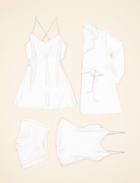 Ekru Saten 4'lü Çeyiz Seti - 50285172003