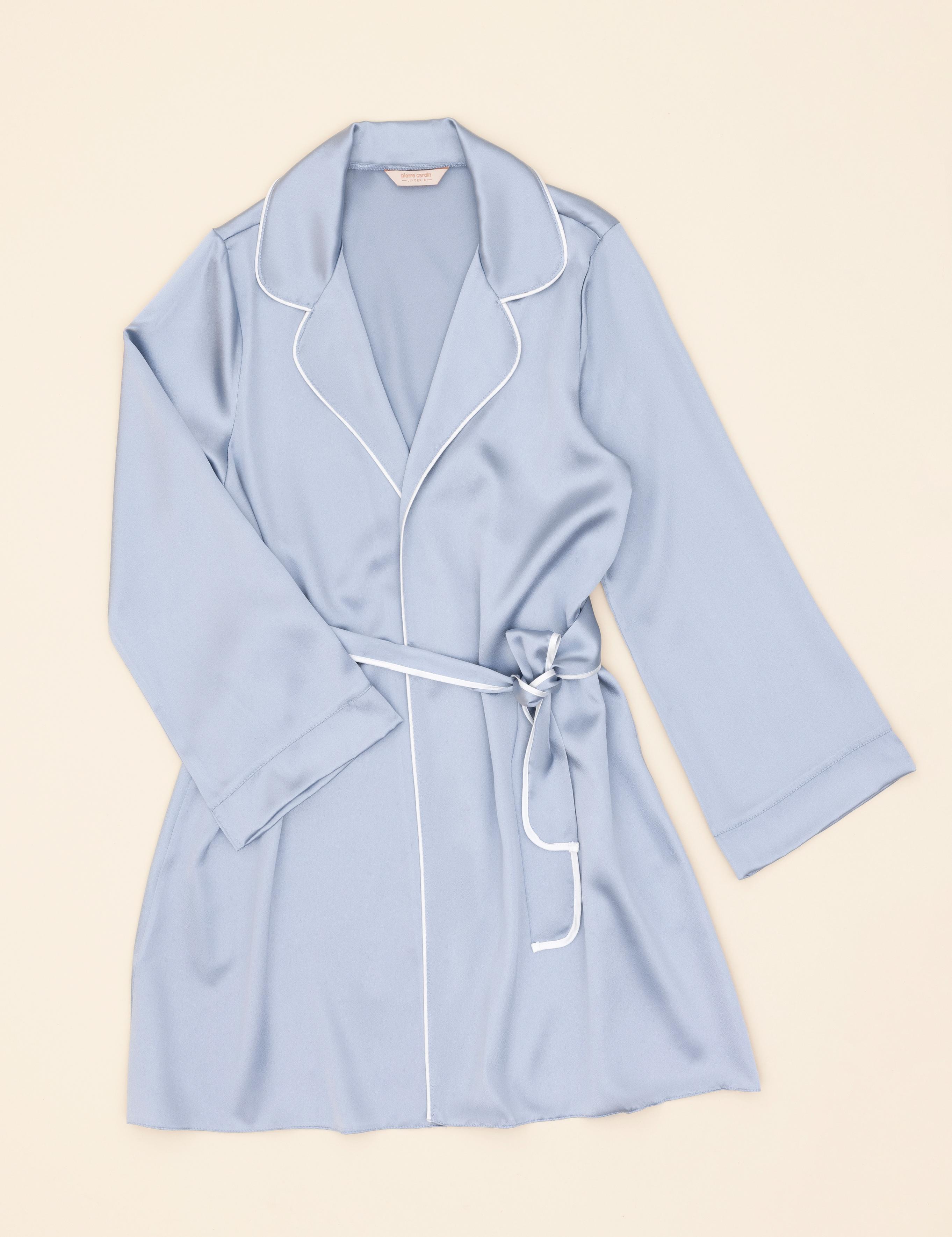 Mavi Saten 4'lü Çeyiz Seti