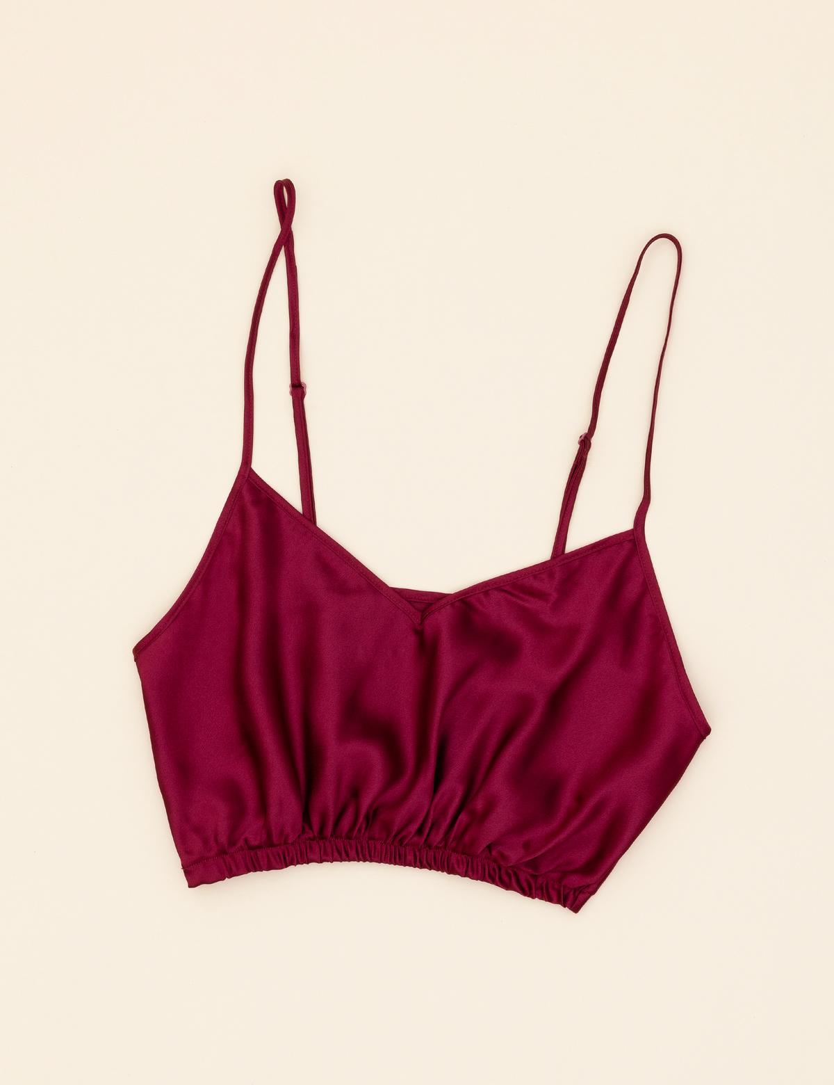 Bordo Şortlu Pijama Takım - 50285177009