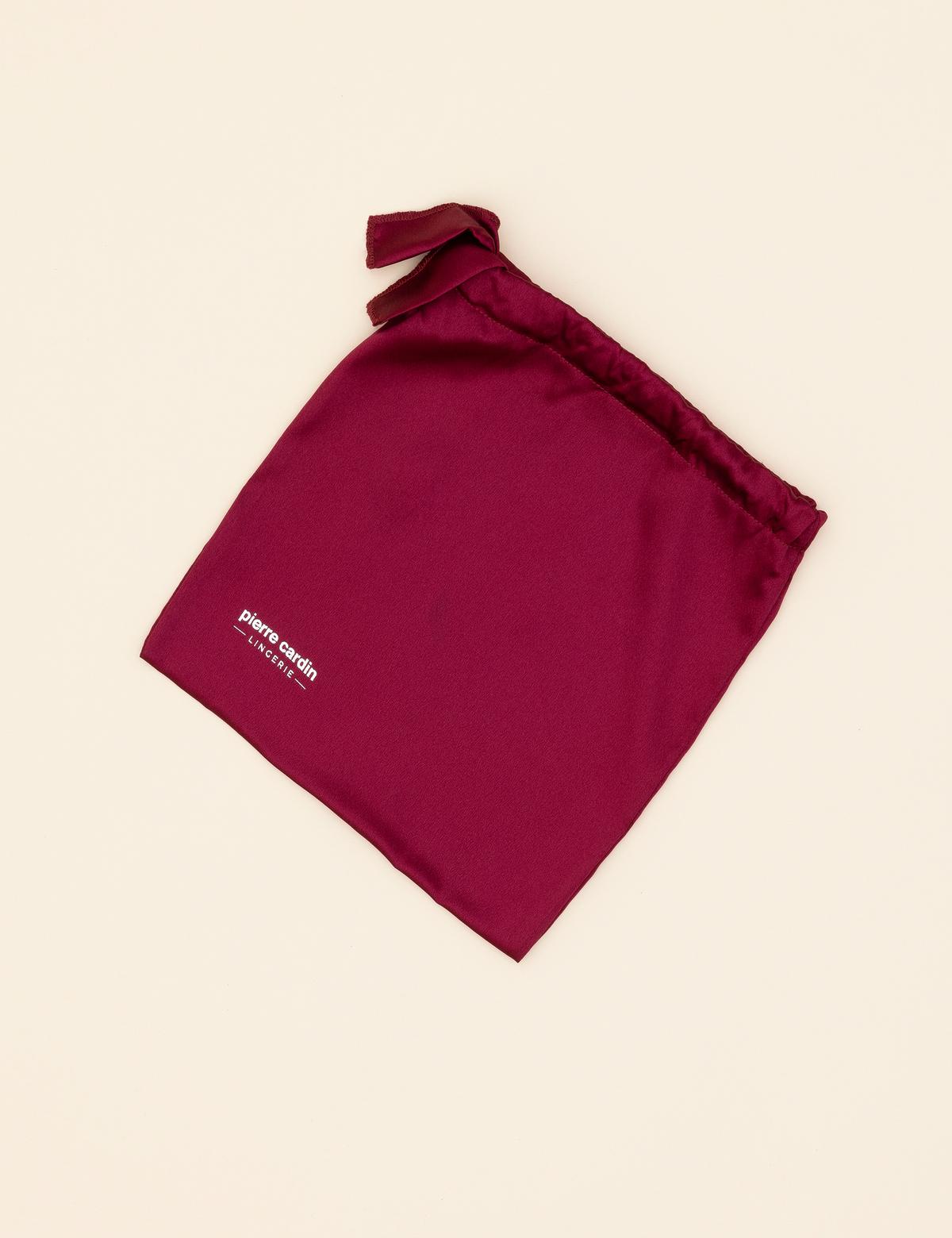 Bordo Şortlu Pijama Takım - 50285177009