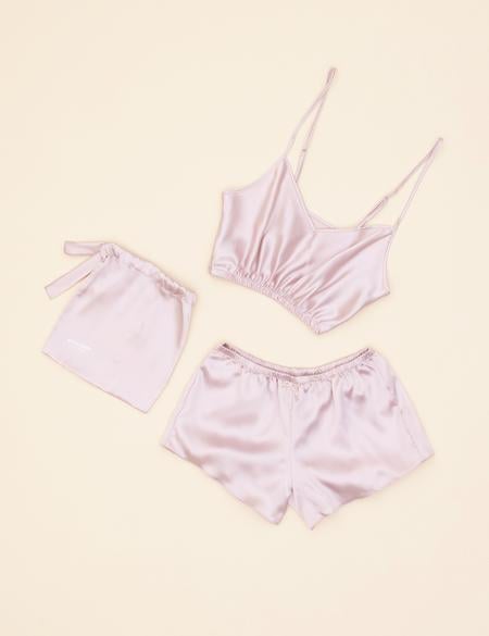 Pembe Şortlu Pijama Takım - 50285177020