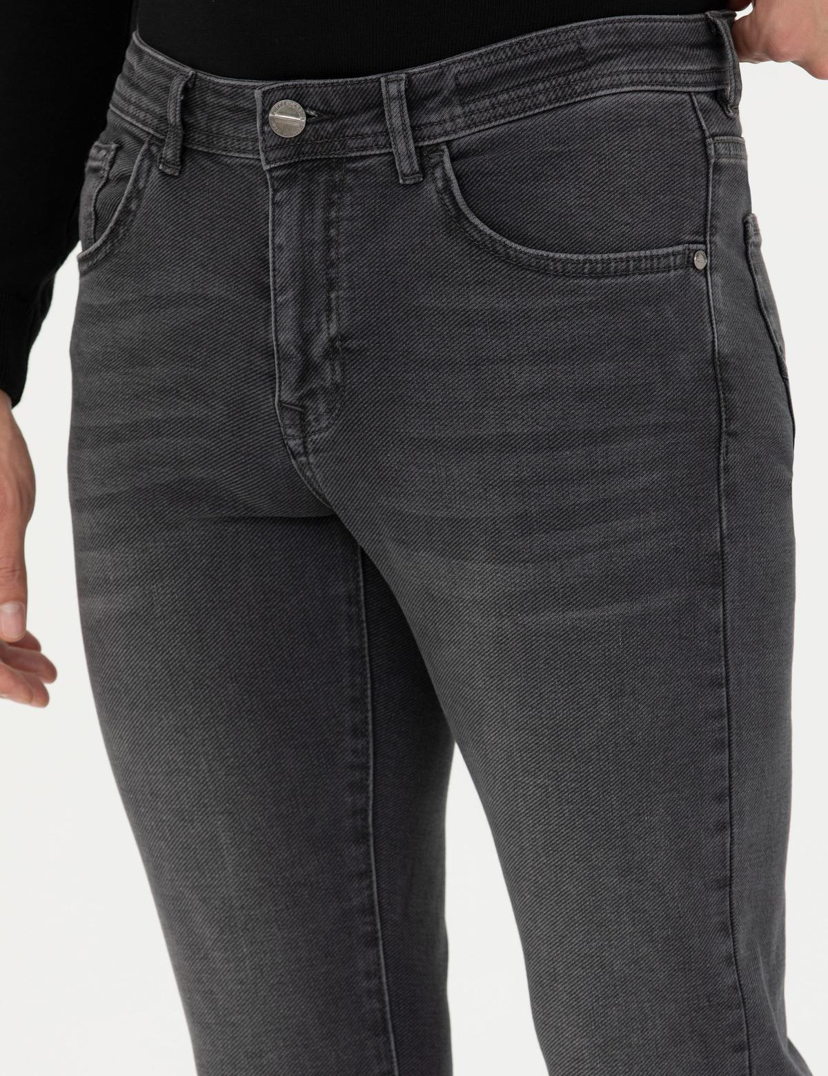 Antrasit Slim Fit Jean Pantolon - 50277928044