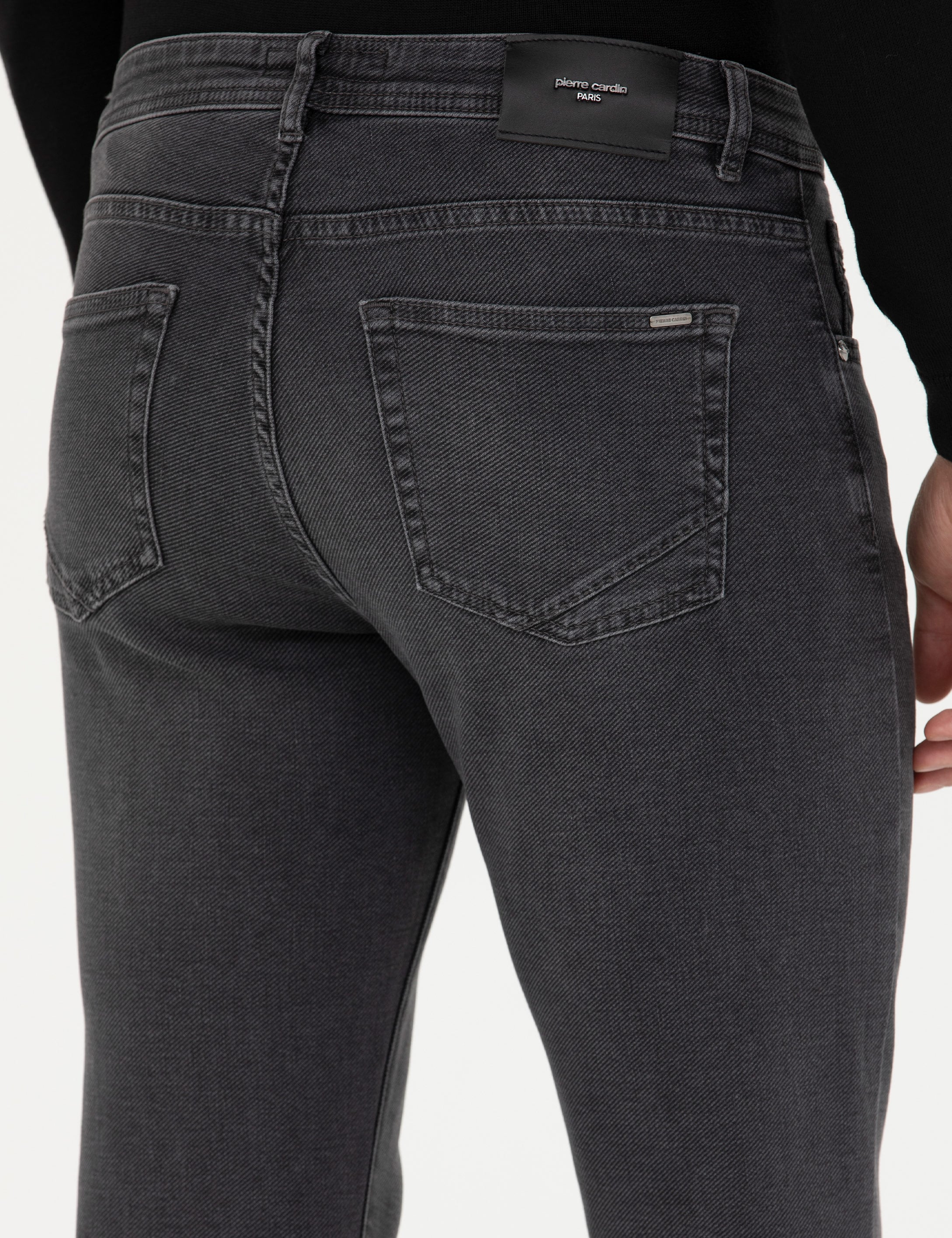 Antrasit Slim Fit Jean Pantolon