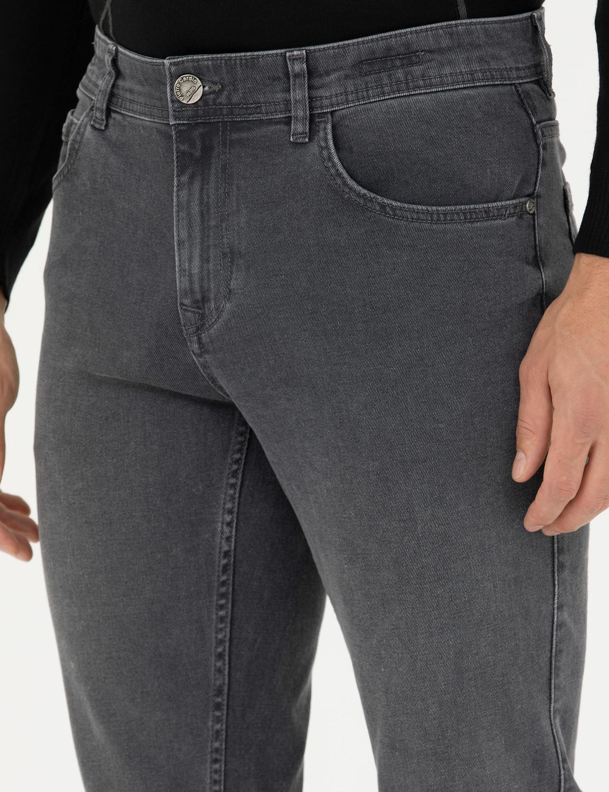 Gri Straight Fit Jean Pantolon - 50274358034