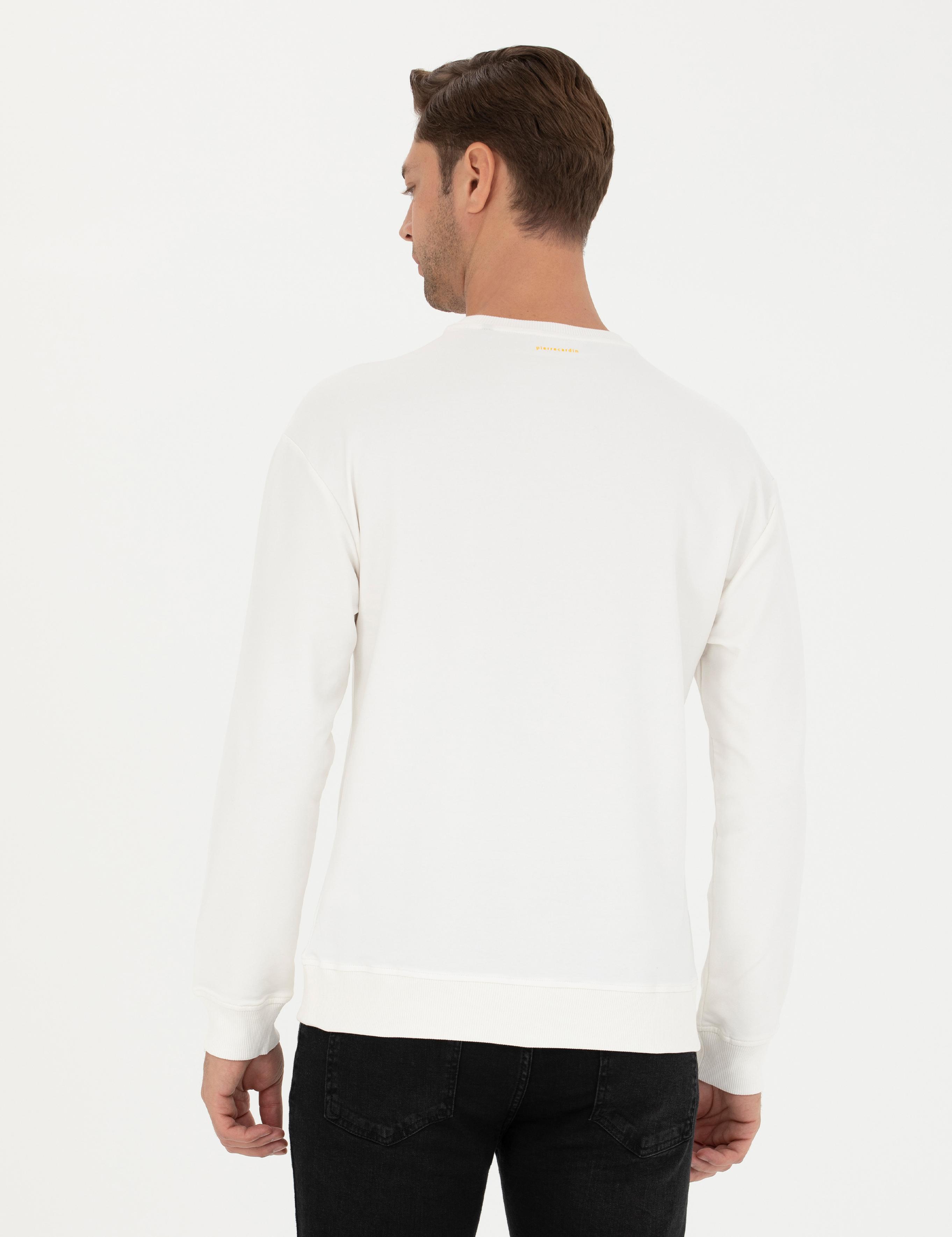 Ekru Regular Fit Sweatshirt
