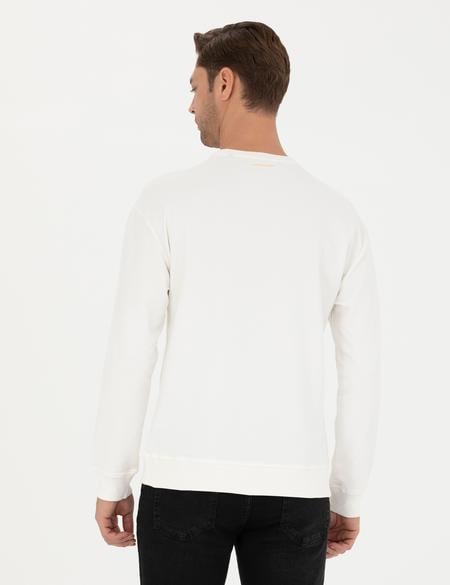 Ekru Regular Fit Sweatshirt - 50273325018