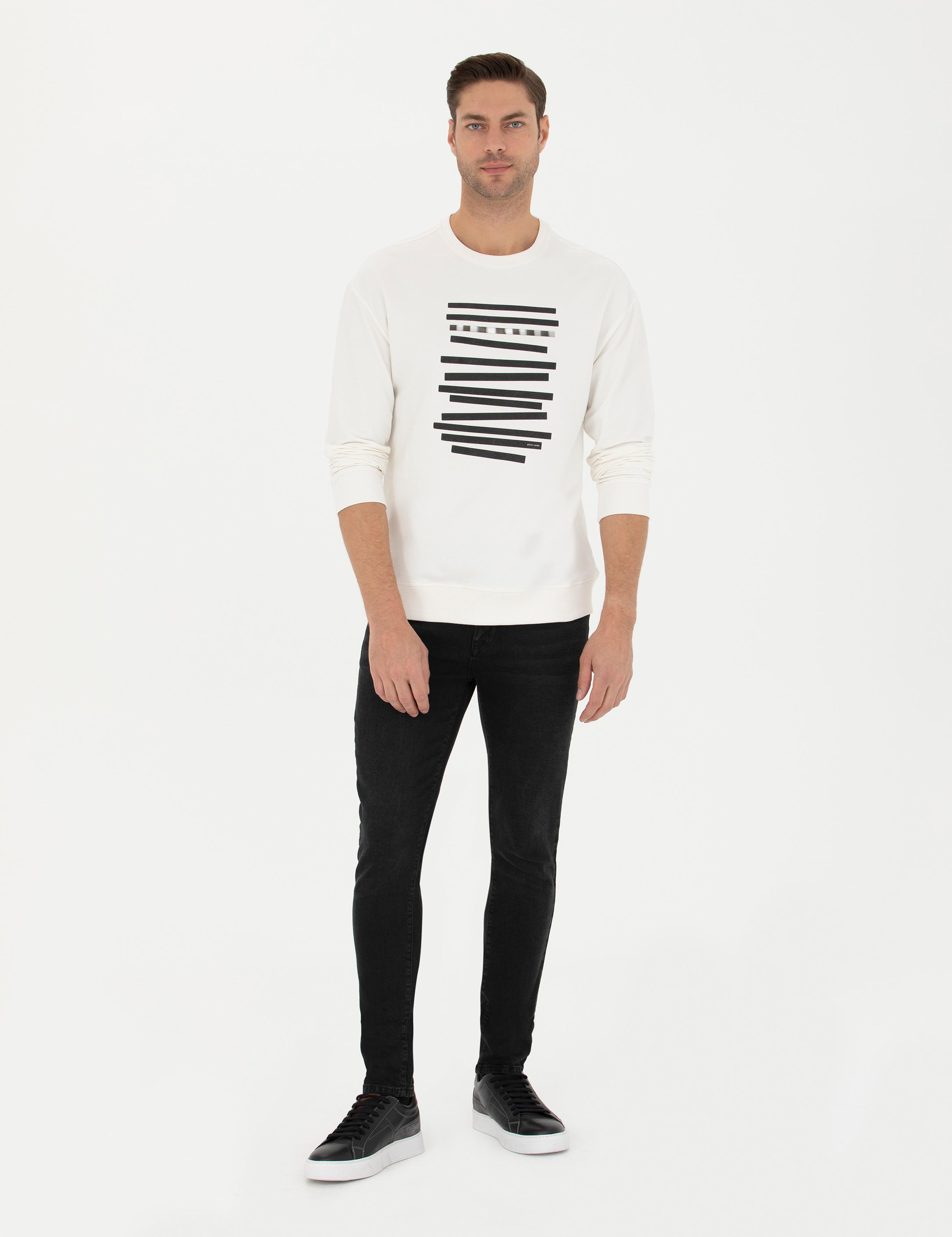 Ekru Regular Fit Sweatshirt