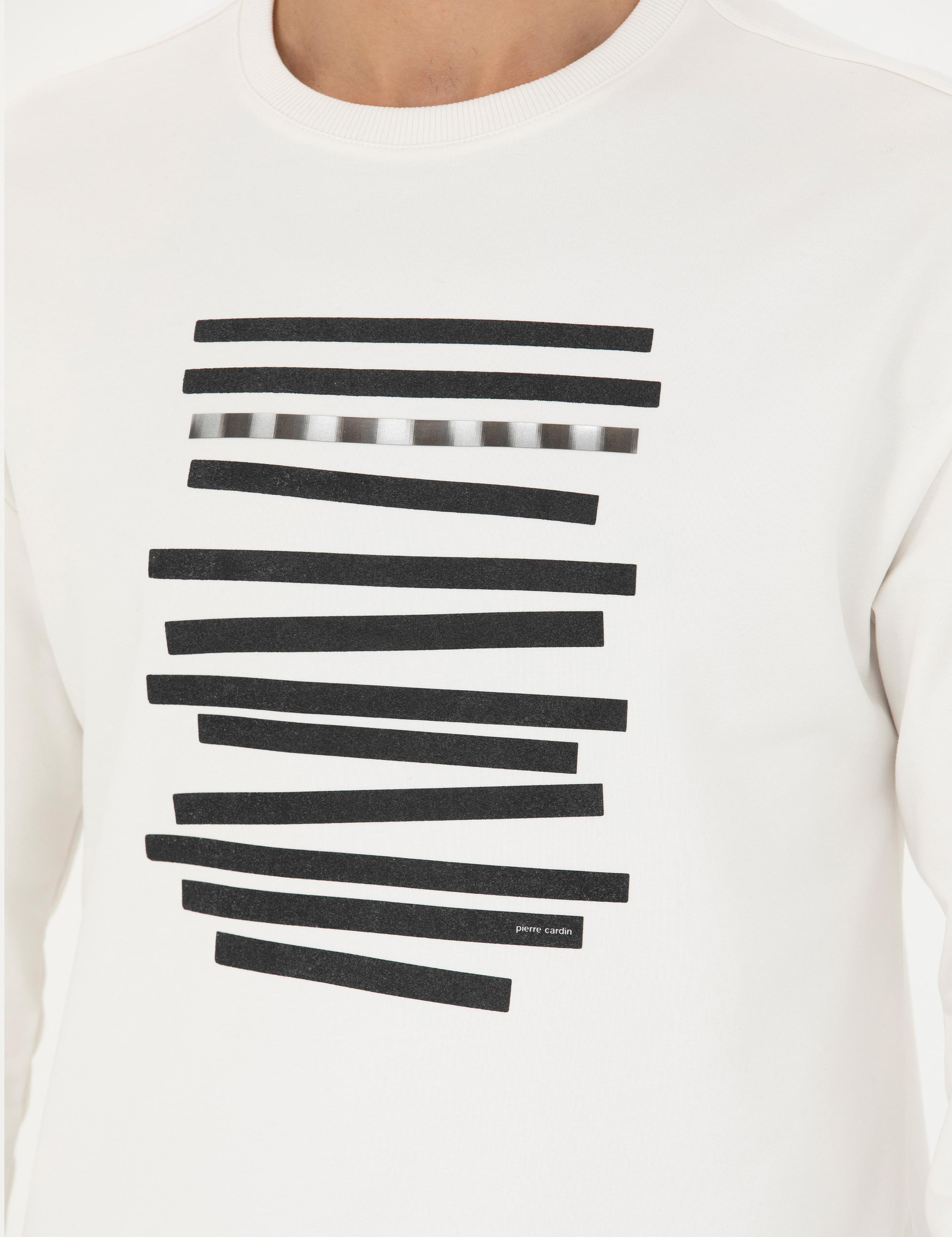 Ekru Regular Fit Sweatshirt