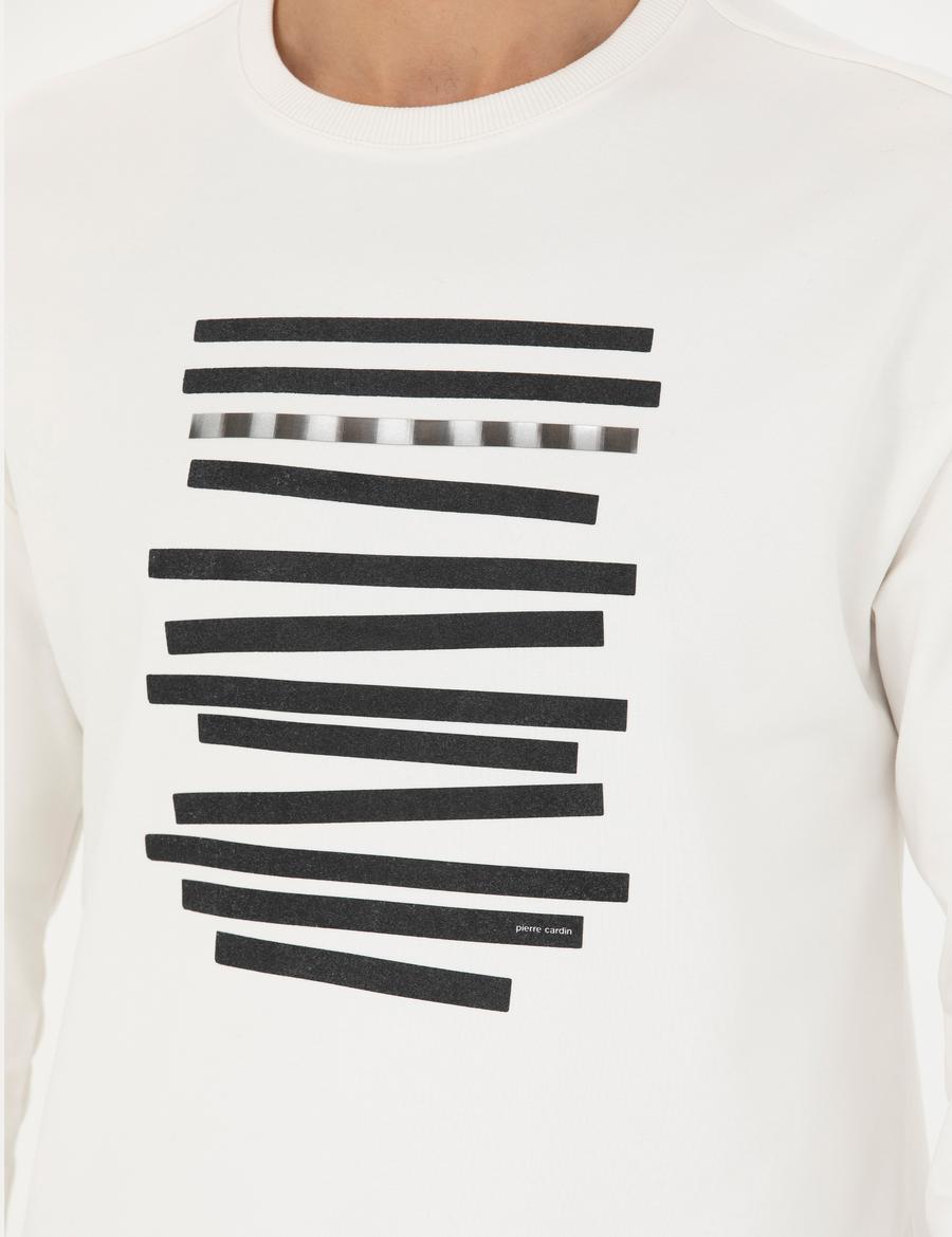 Ekru Regular Fit Sweatshirt