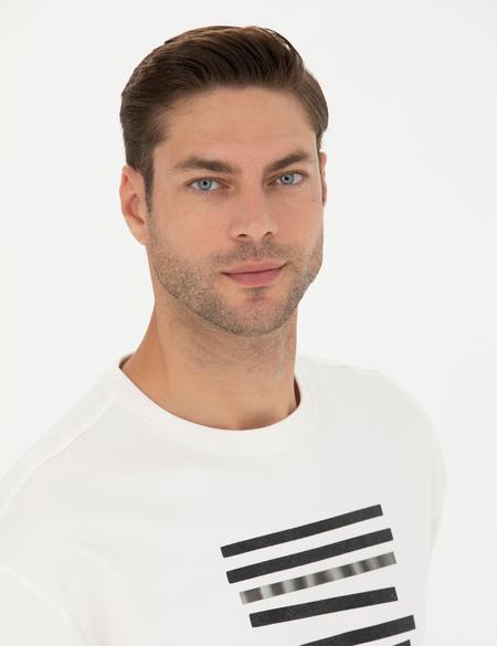 Ekru Regular Fit Sweatshirt - 50273325018