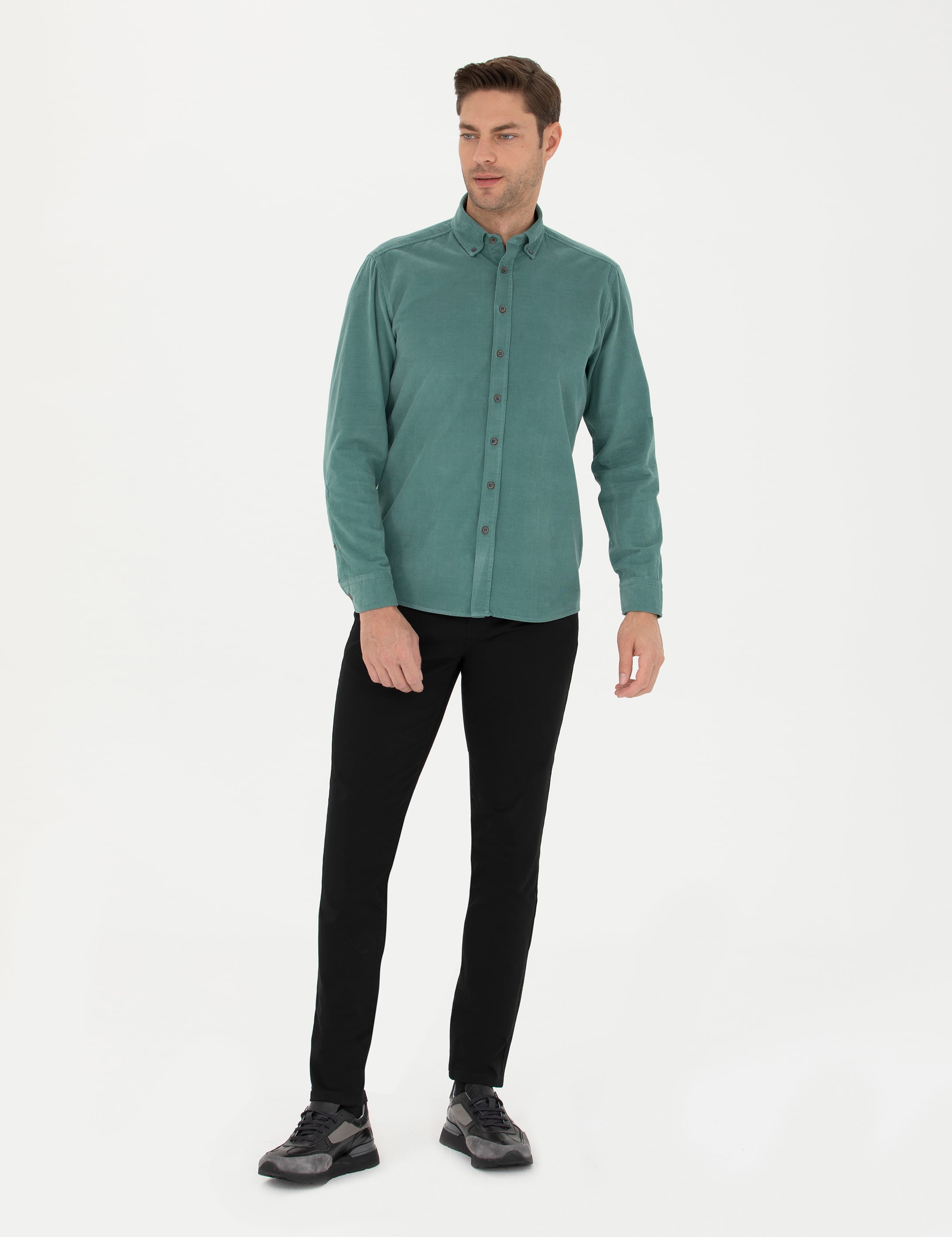 Pierre Cardin Mint Regular Fit Uzun Kollu Gömlek görsel 4