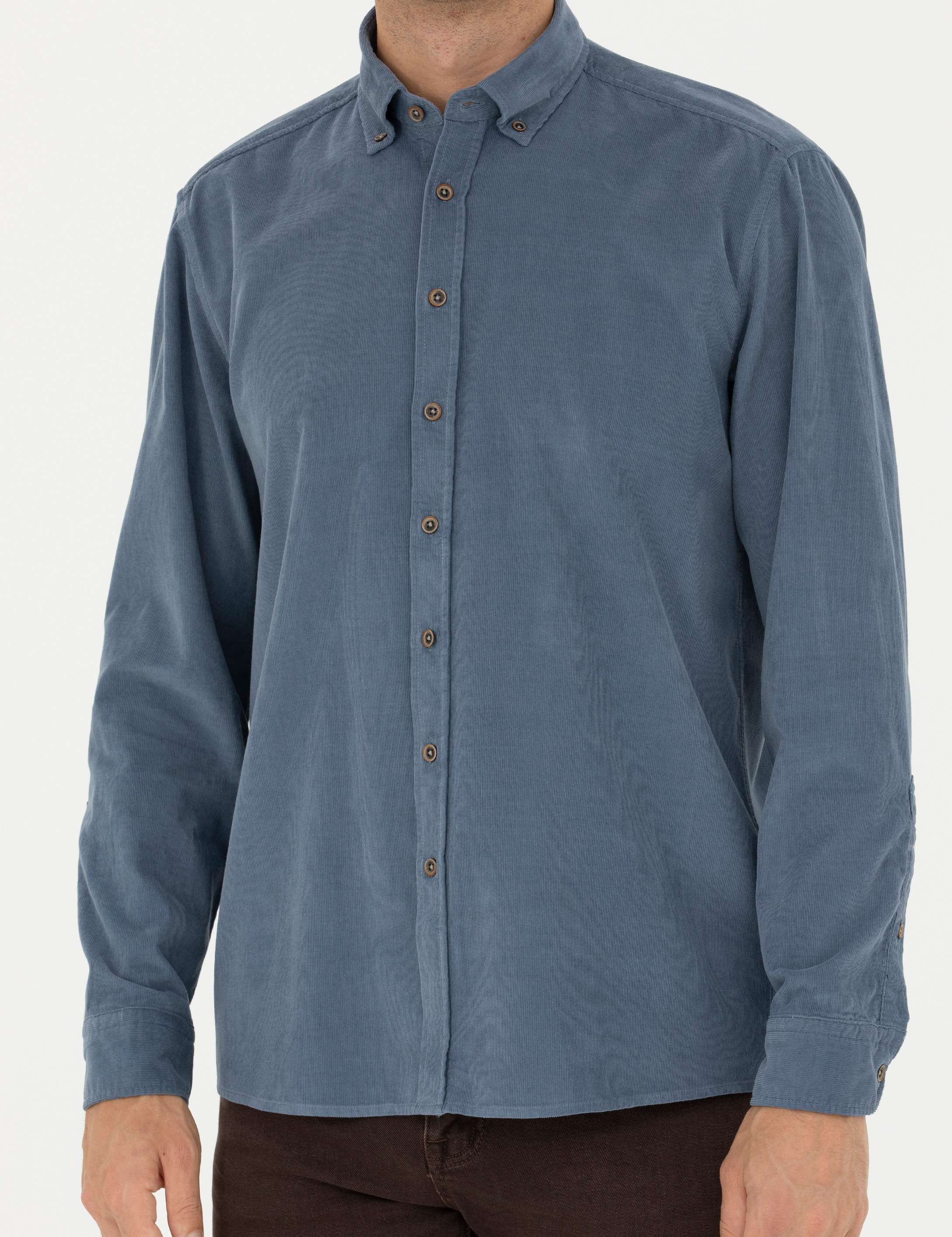Saks Regular Fit Uzun Kollu Gömlek - Image 6