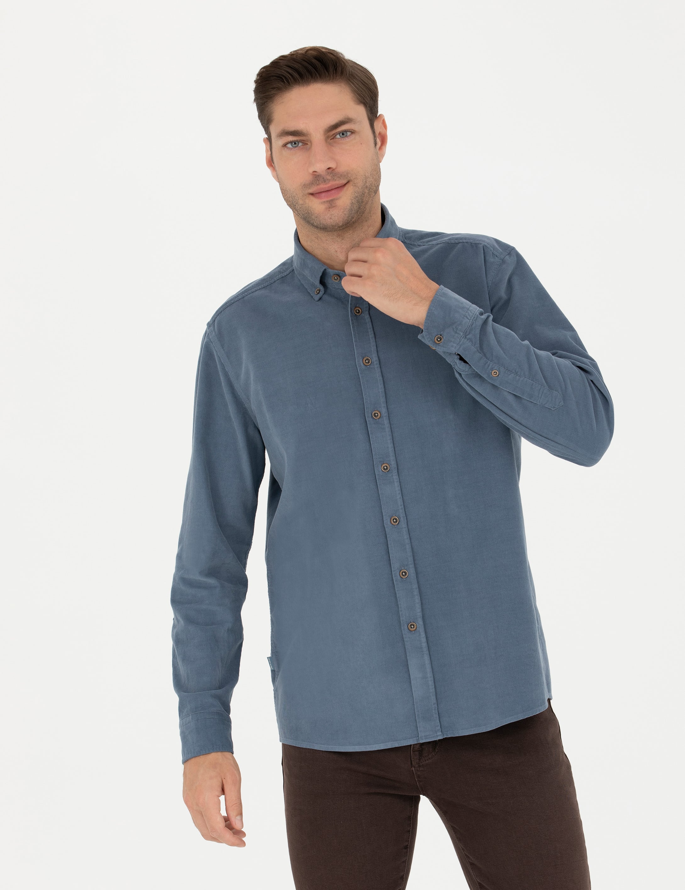 Pierre Cardin Saks Regular Fit Uzun Kollu Gömlek görsel 3