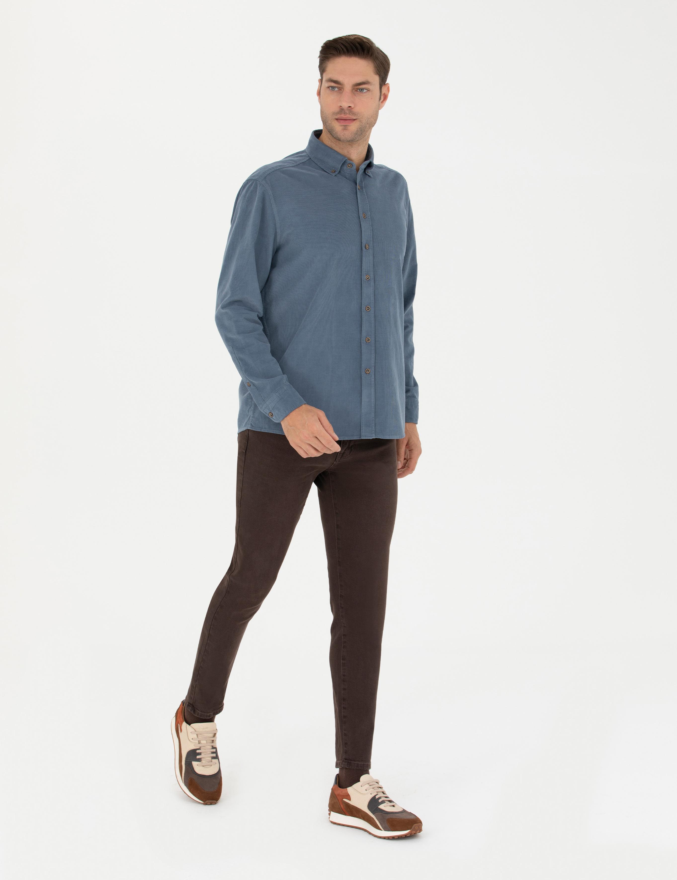 Saks Regular Fit Uzun Kollu Gömlek