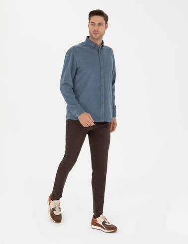 Saks Regular Fit Uzun Kollu Gömlek