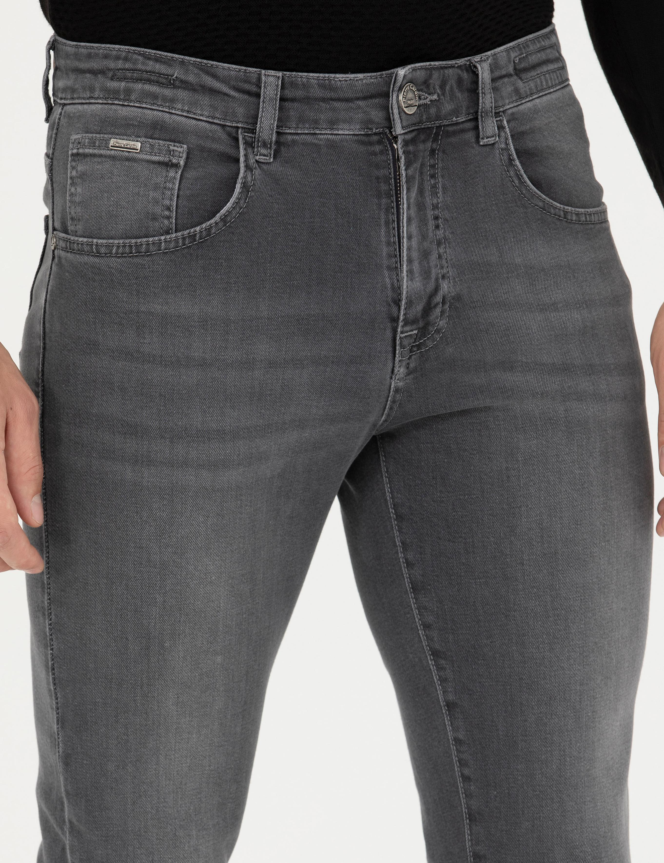 Gri Slim Fit Jean Pantolon