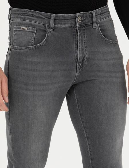 Gri Slim Fit Jean Pantolon - 50278201043