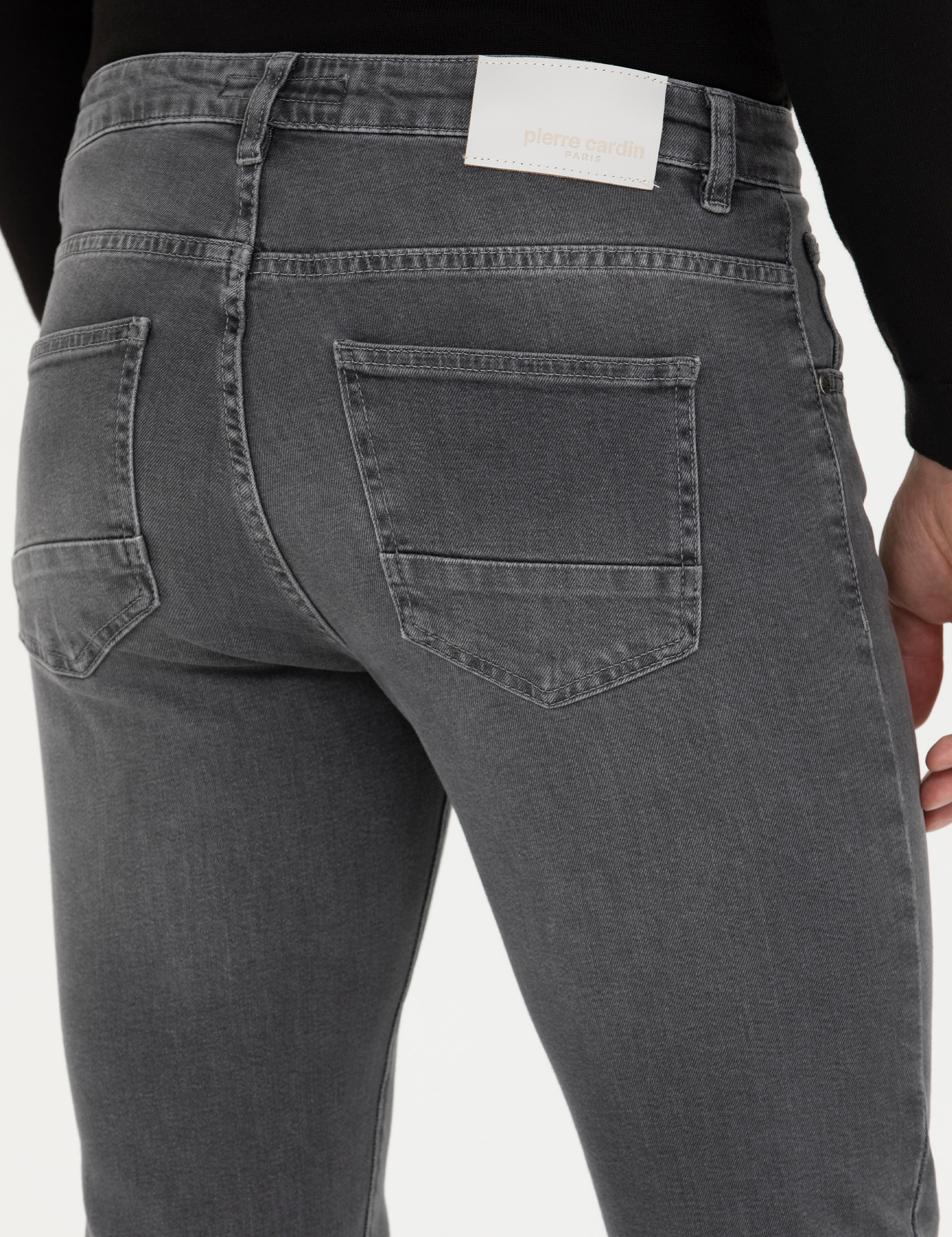 Gri Slim Fit Jean Pantolon