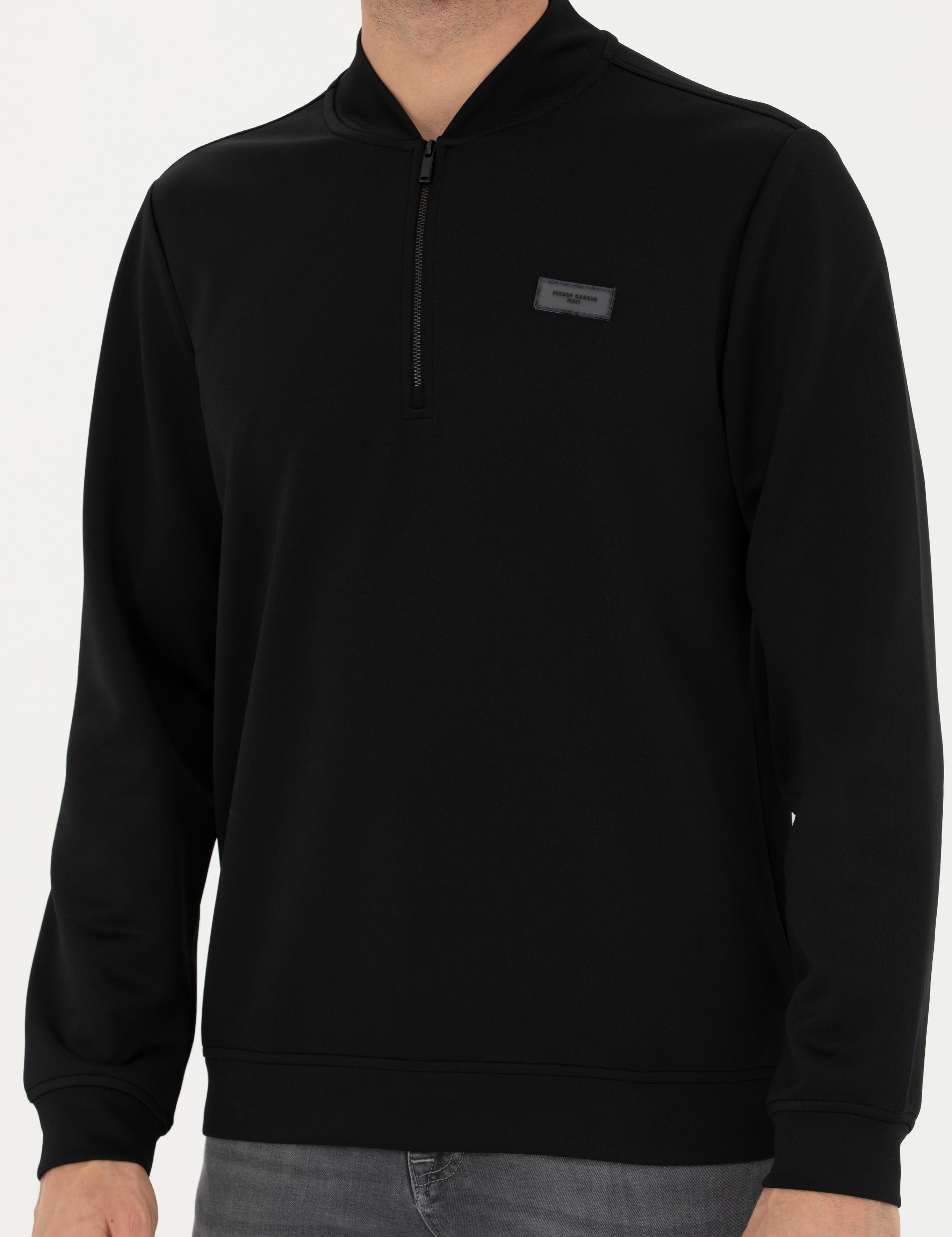 Siyah Regular Fit Sweatshirt