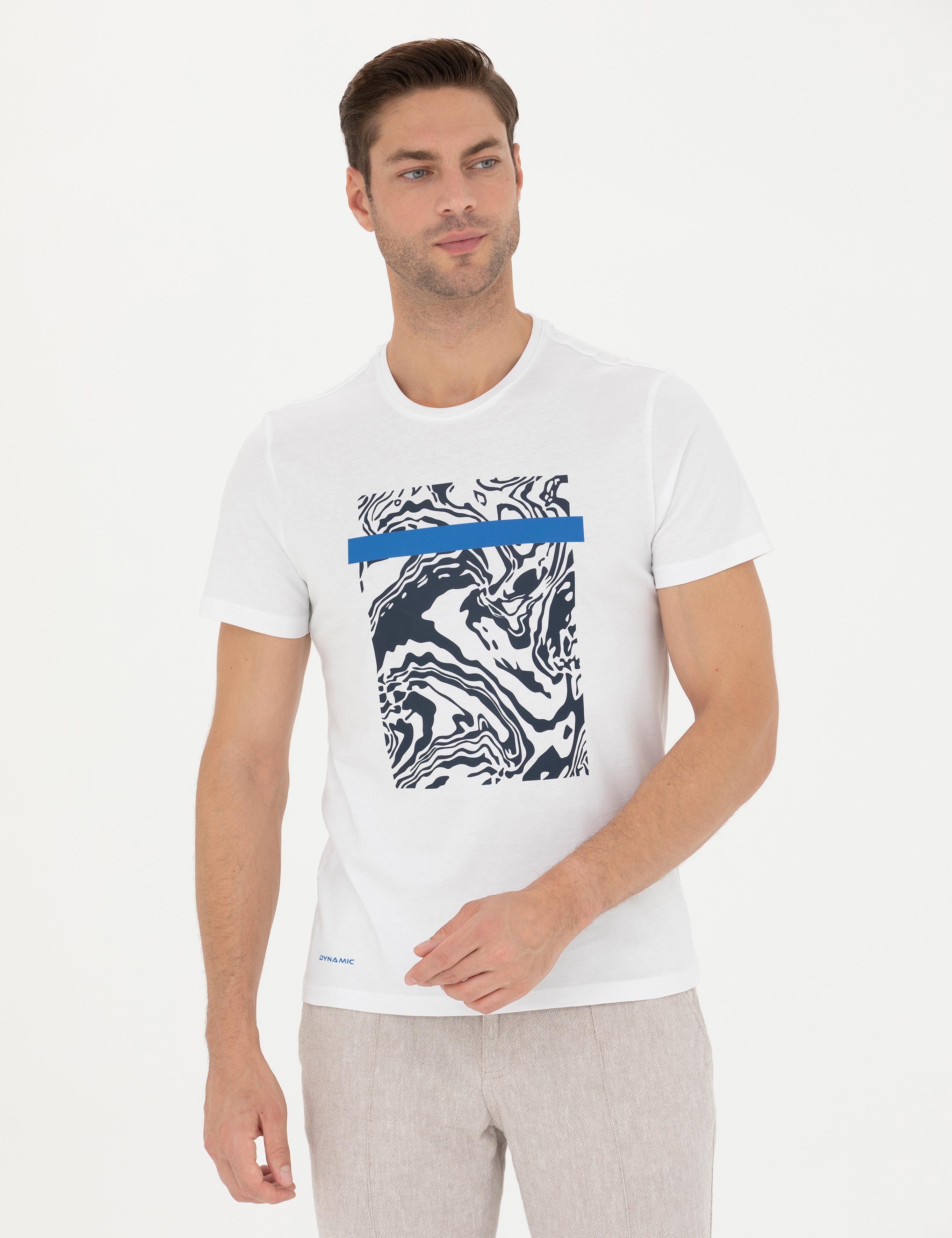 Beyaz Slim Fit Tişört