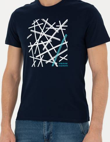 Lacivert Slim Fit Tişört