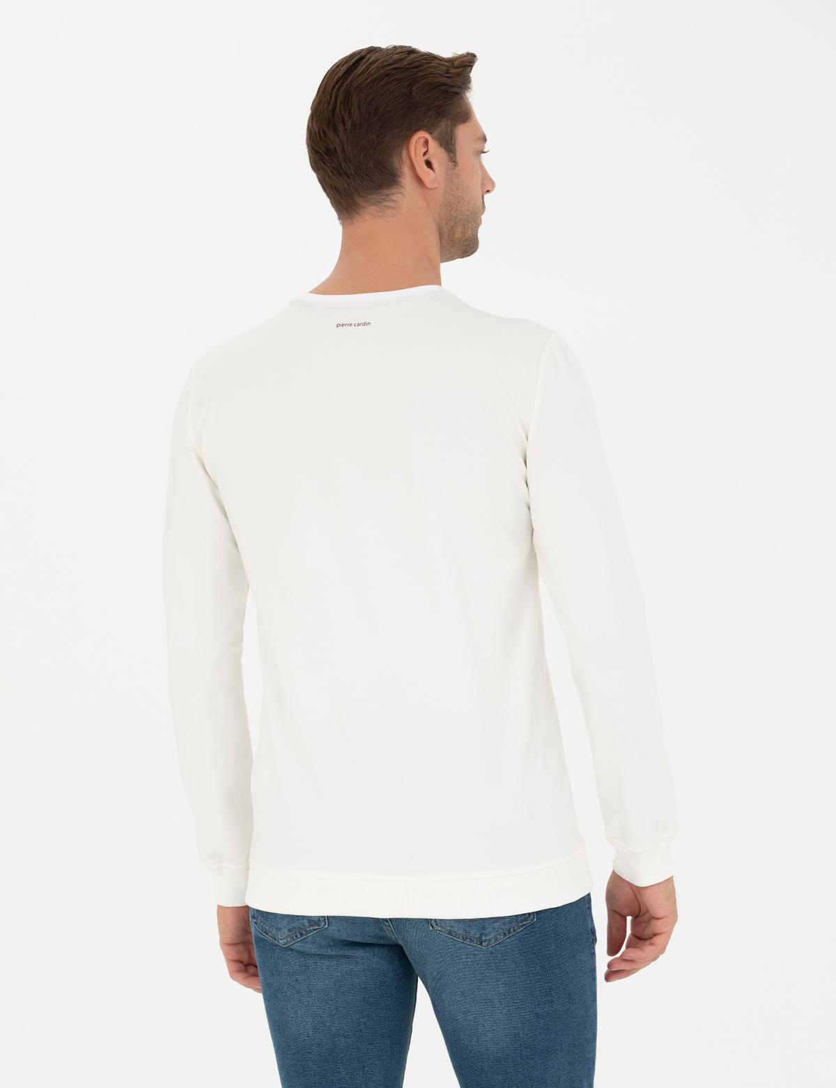 Ekru Regular Fit Sweatshirt - 50273417017