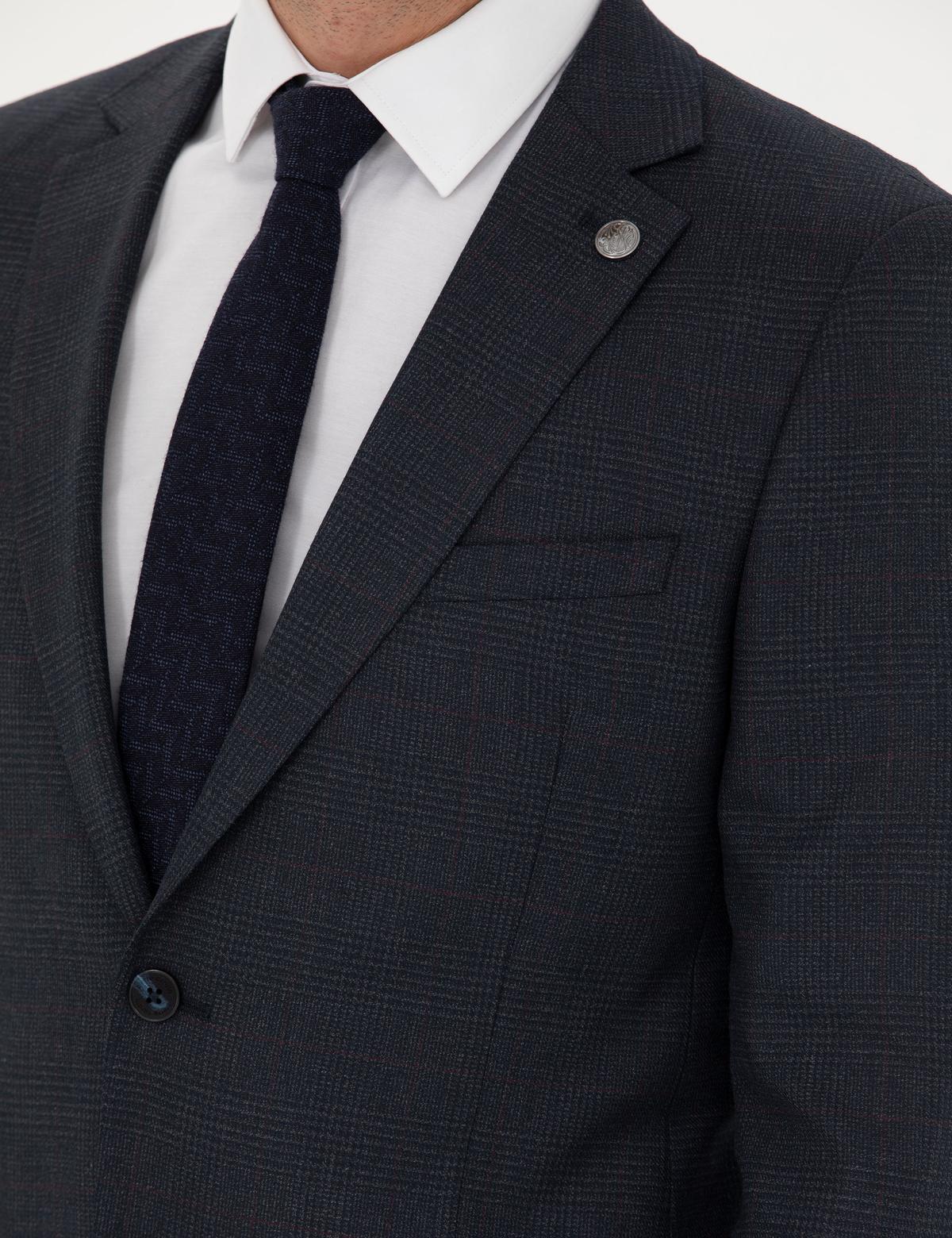 Lacivert Ex. Slim Fit Takım Elbise - 50278576020