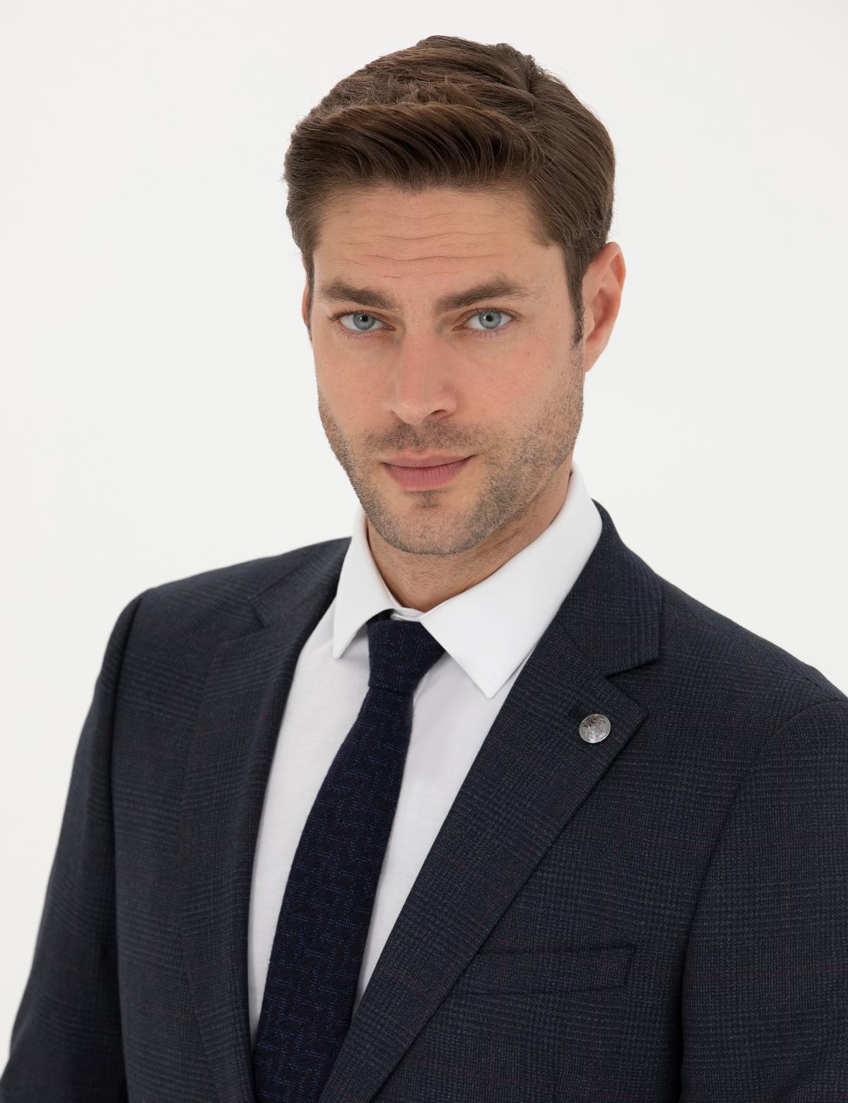 Lacivert Ex. Slim Fit Takım Elbise - 50278576020