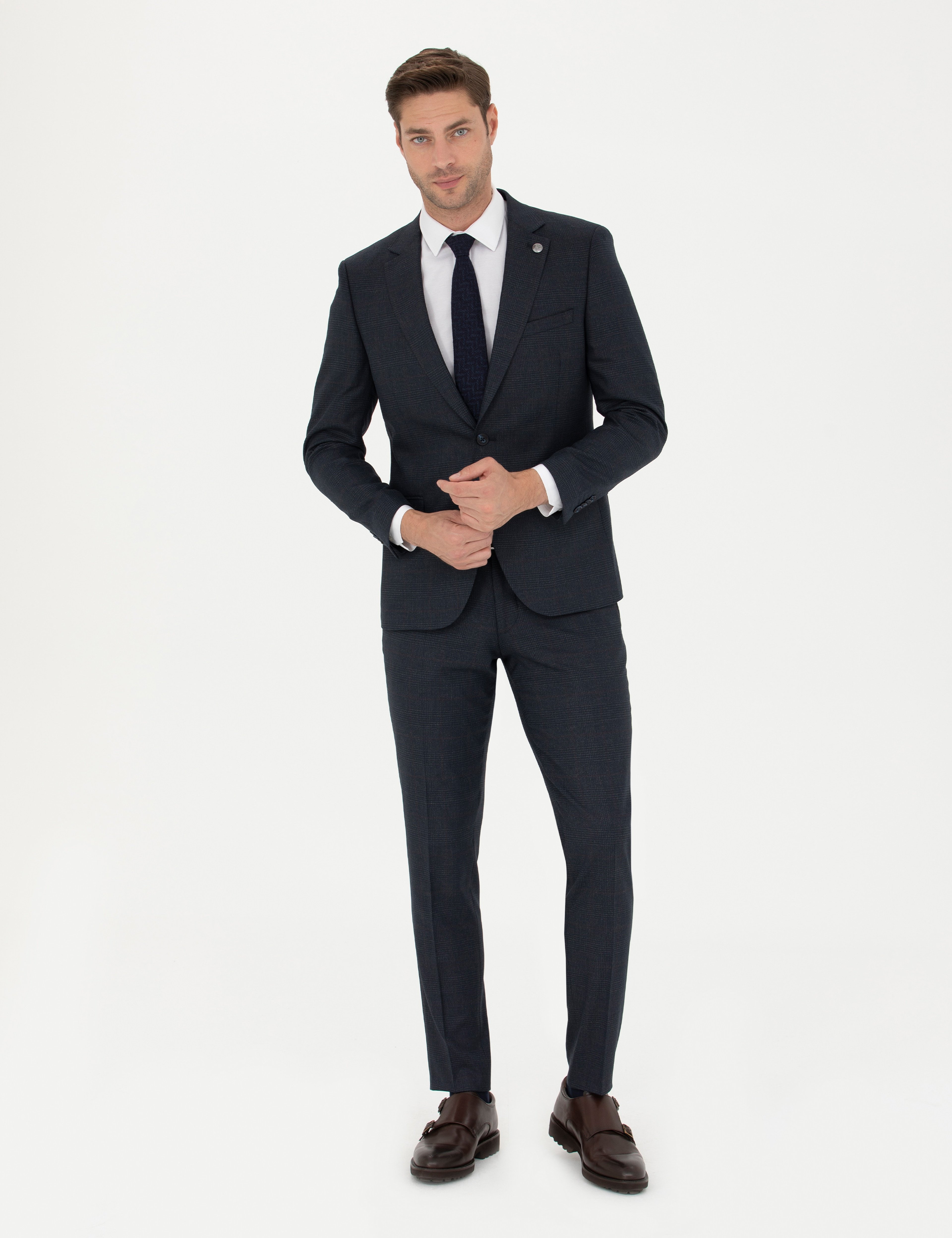 Lacivert Extra Slim Fit Takım Elbise - Image 1